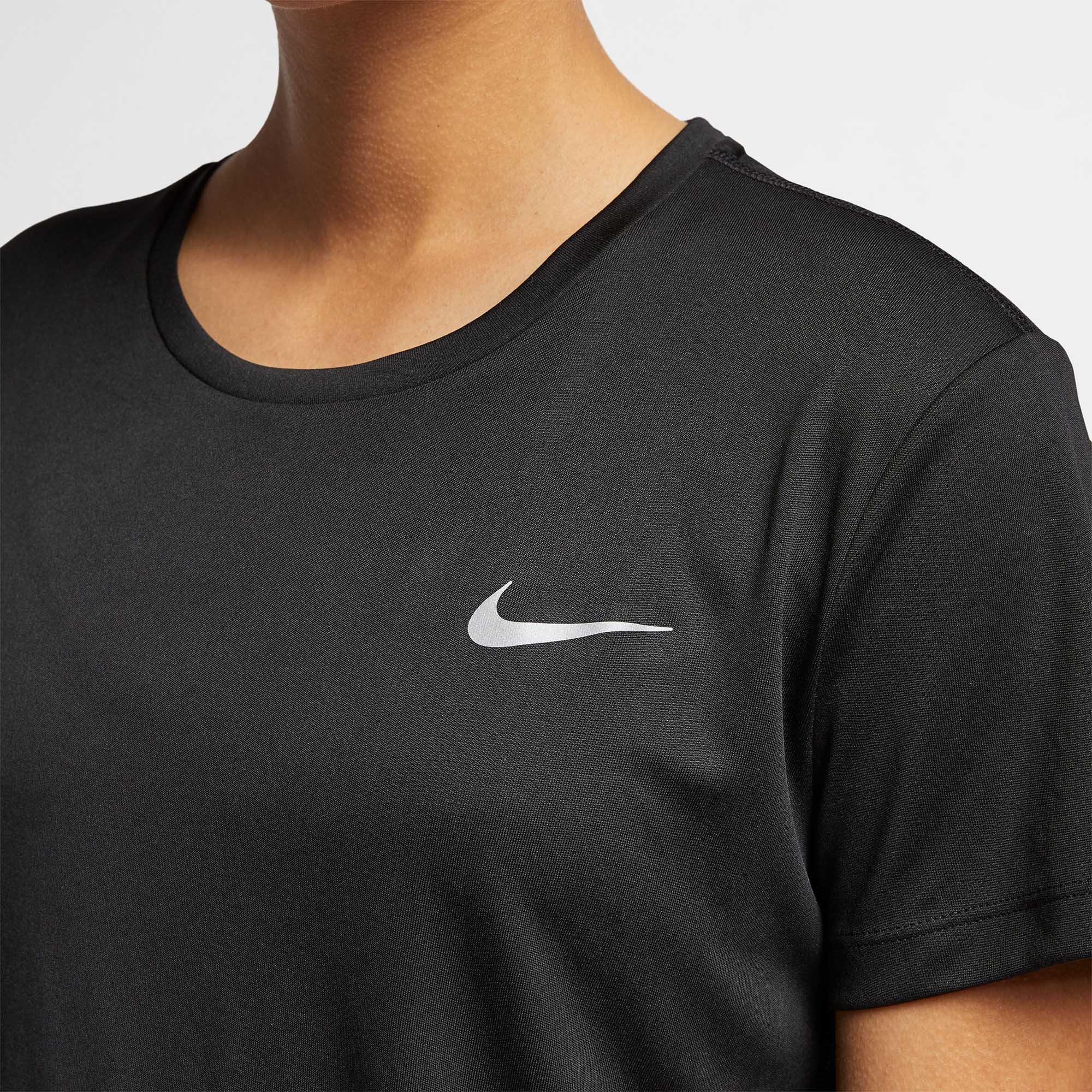 Black - Nike - Nike Miler Top SS Ld99 - 2