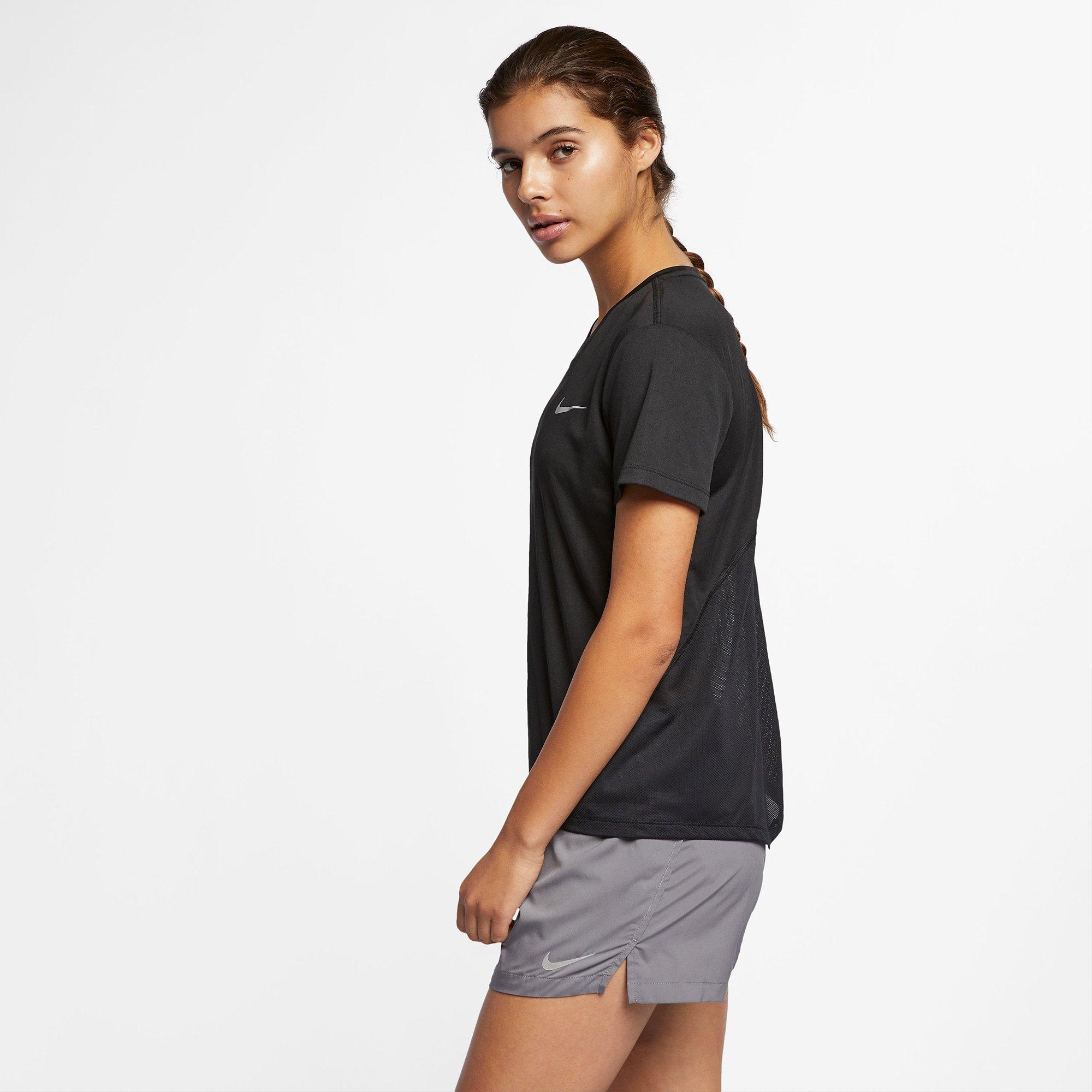 Black - Nike - Nike Miler Top SS Ld99 - 4