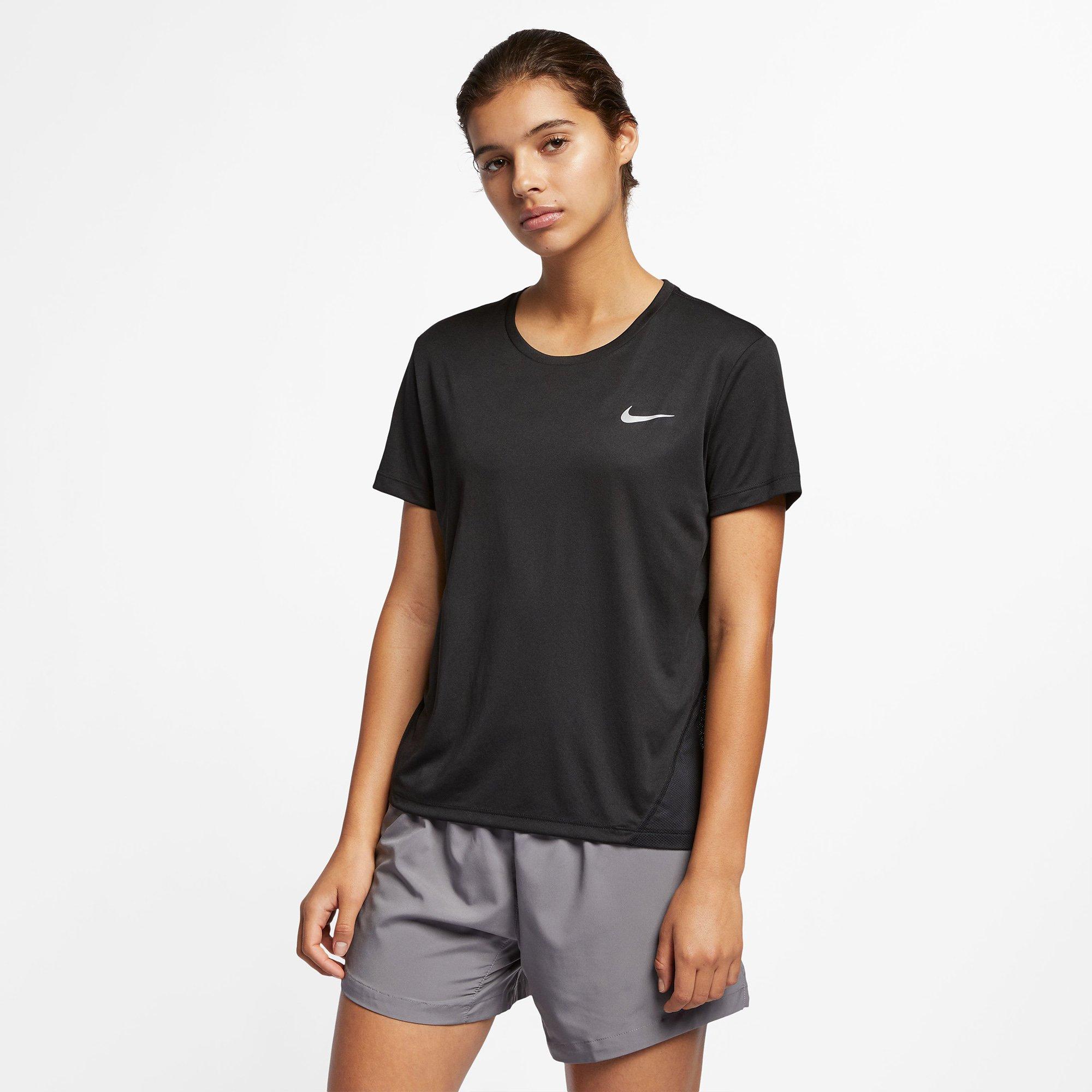Black - Nike - Nike Miler Top SS Ld99 - 5