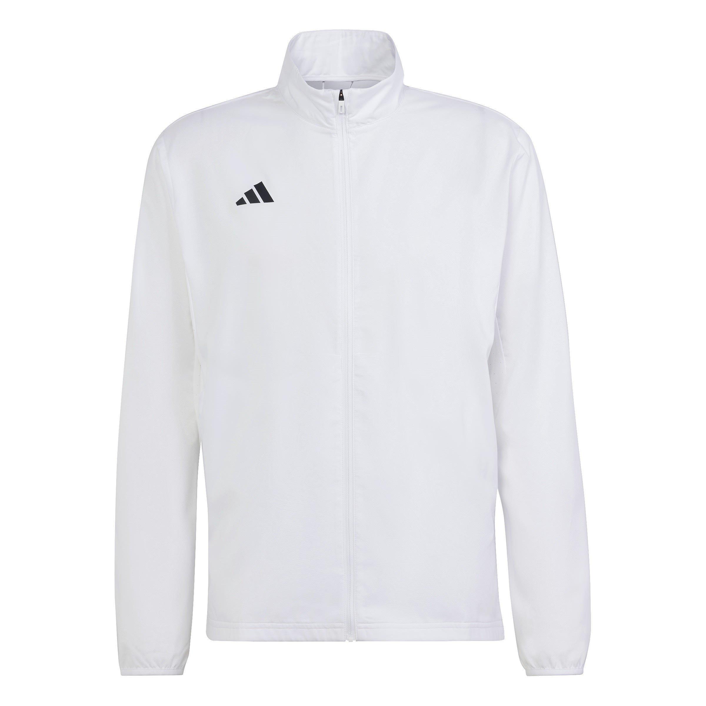 White - adidas - Adizero Essentials Water Resistant Long Sleeve Slim Fit Performance Running Jacket - 16