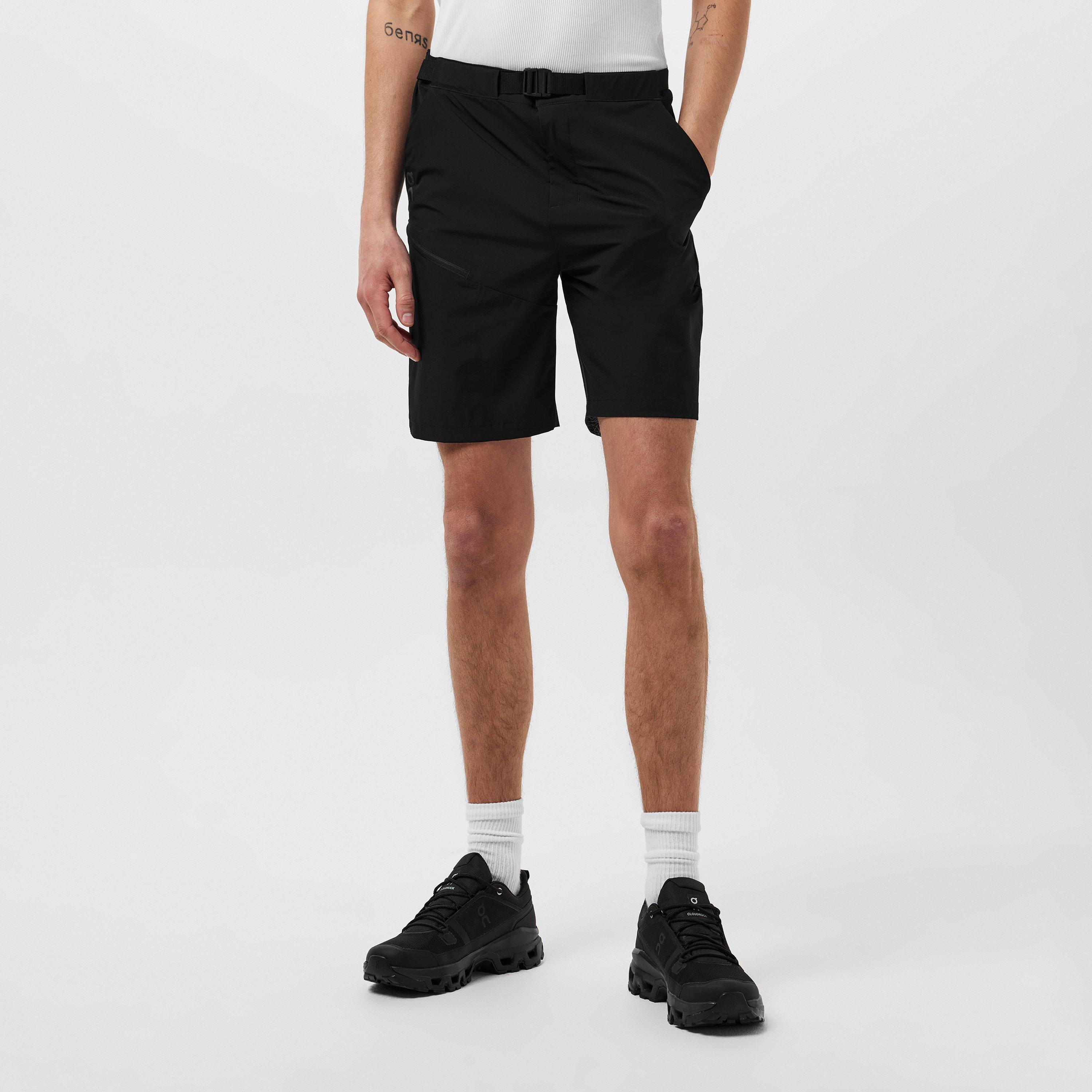 Black - On - Men's Trek Performance Running Shorts - 3