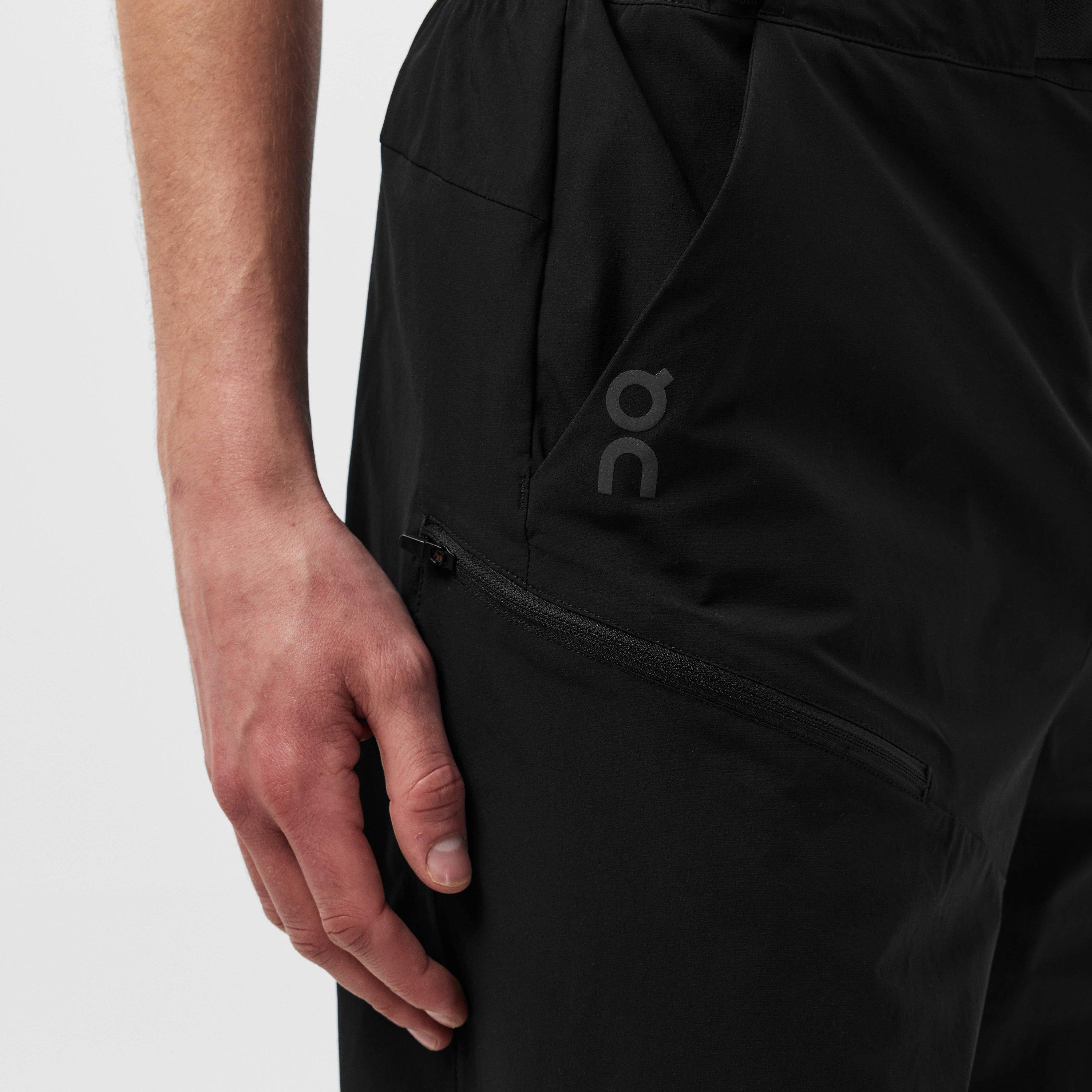 Black - On - Men's Trek Performance Running Shorts - 5
