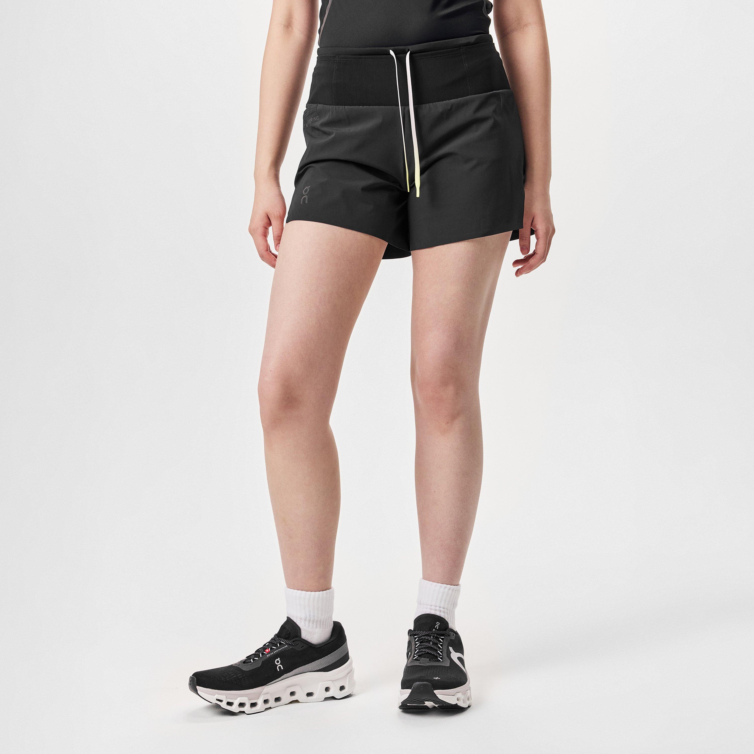 Black - On - Women's Ultra Performance Running Shorts - 3
