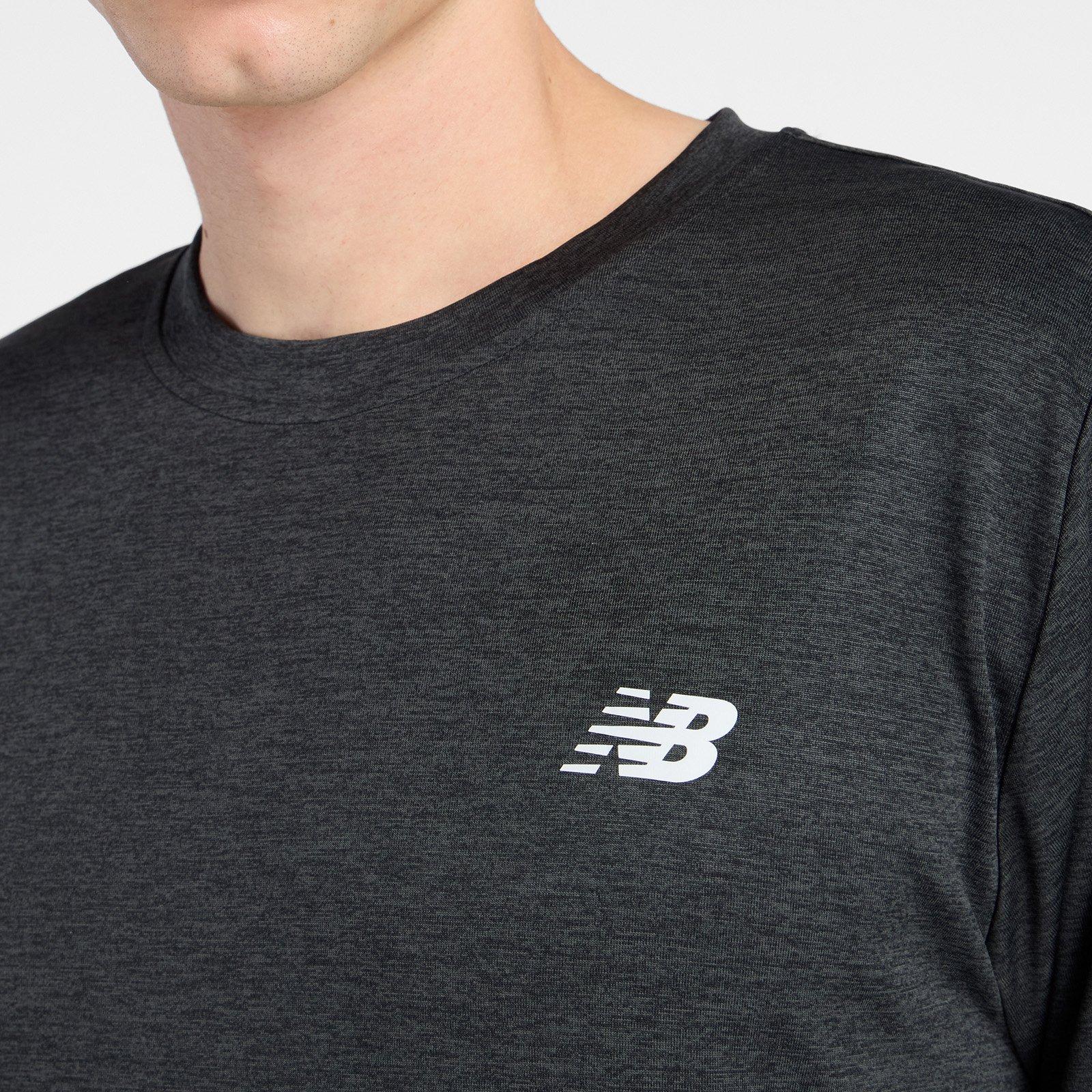 Black Hther - New Balance - Men's Short Sleeve Performance Running Top - 4