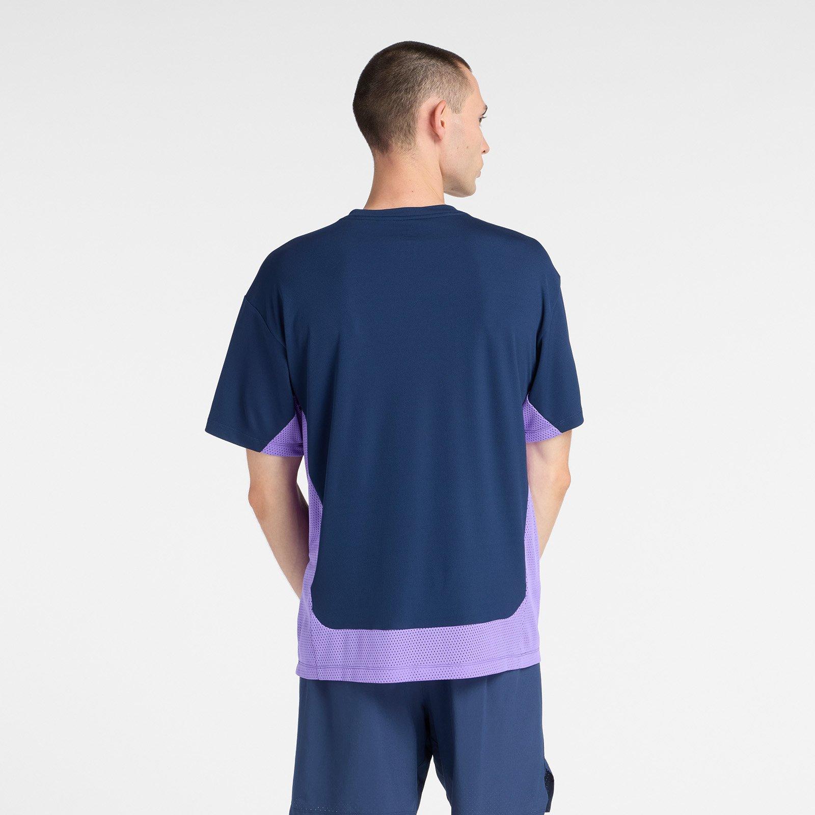 Nb Navy - New Balance - Men's Short Sleeve Performance Running Top - 3