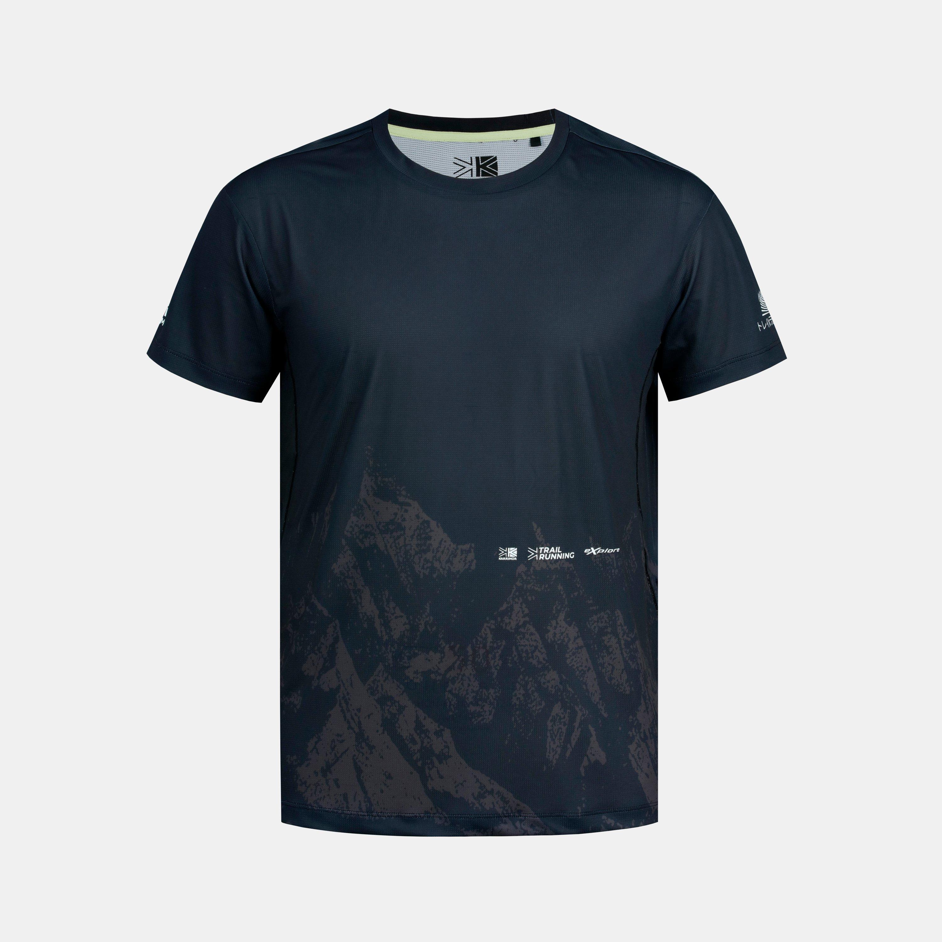 Karrimor Men's Trail Short-Sleeve Performance Running Top - Black - M