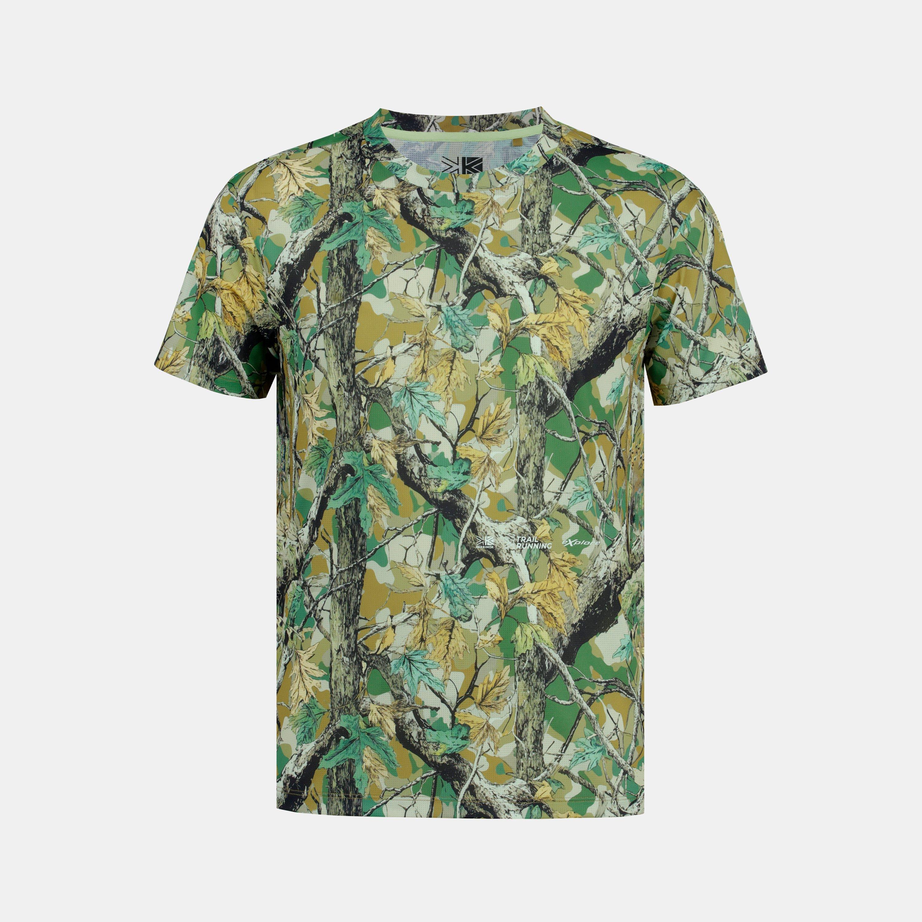 Karrimor Men's Trail Short-Sleeve Performance Running Top - Forest - M