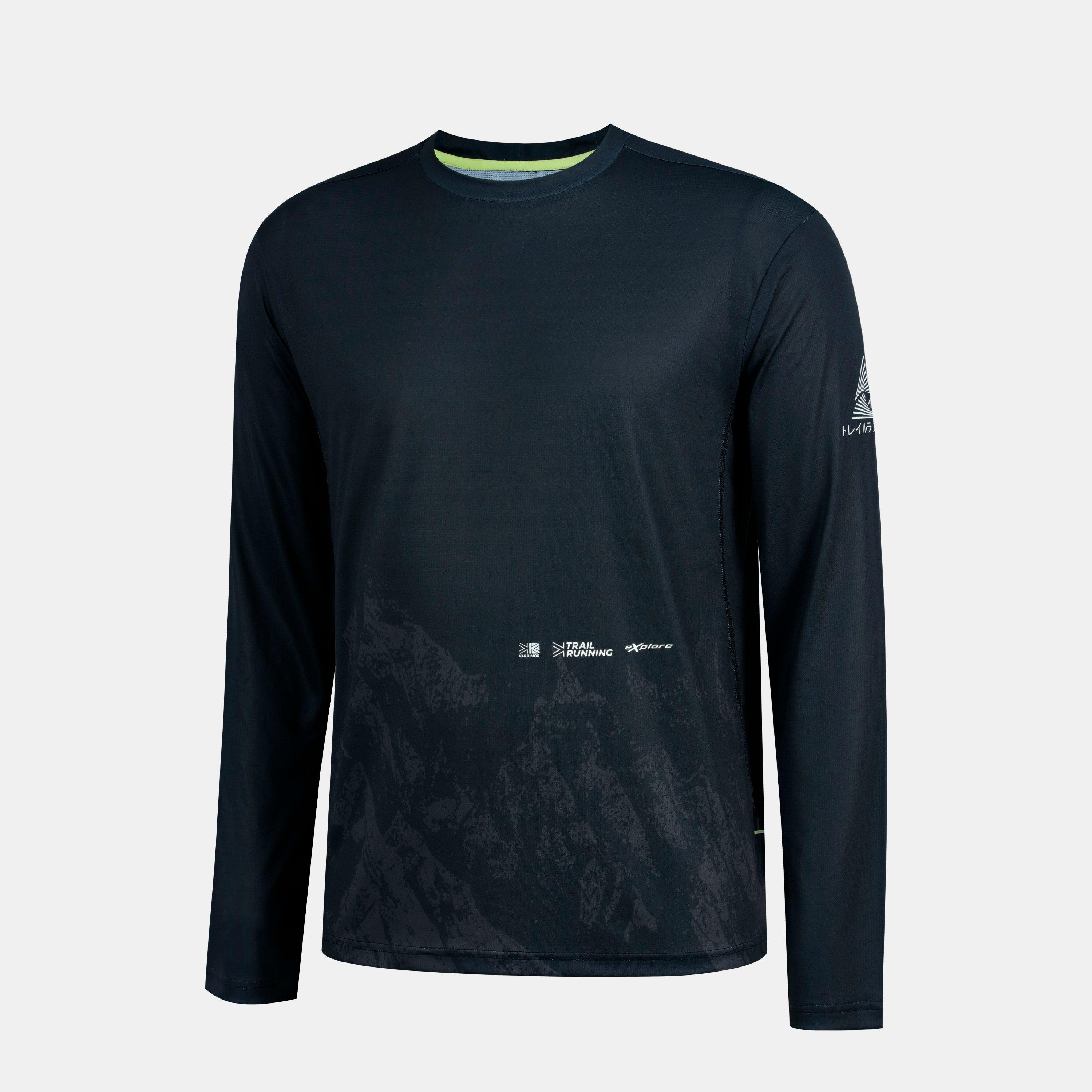 Schwarz - Karrimor - Mens Long-Sleeve Performance Running Top - 2