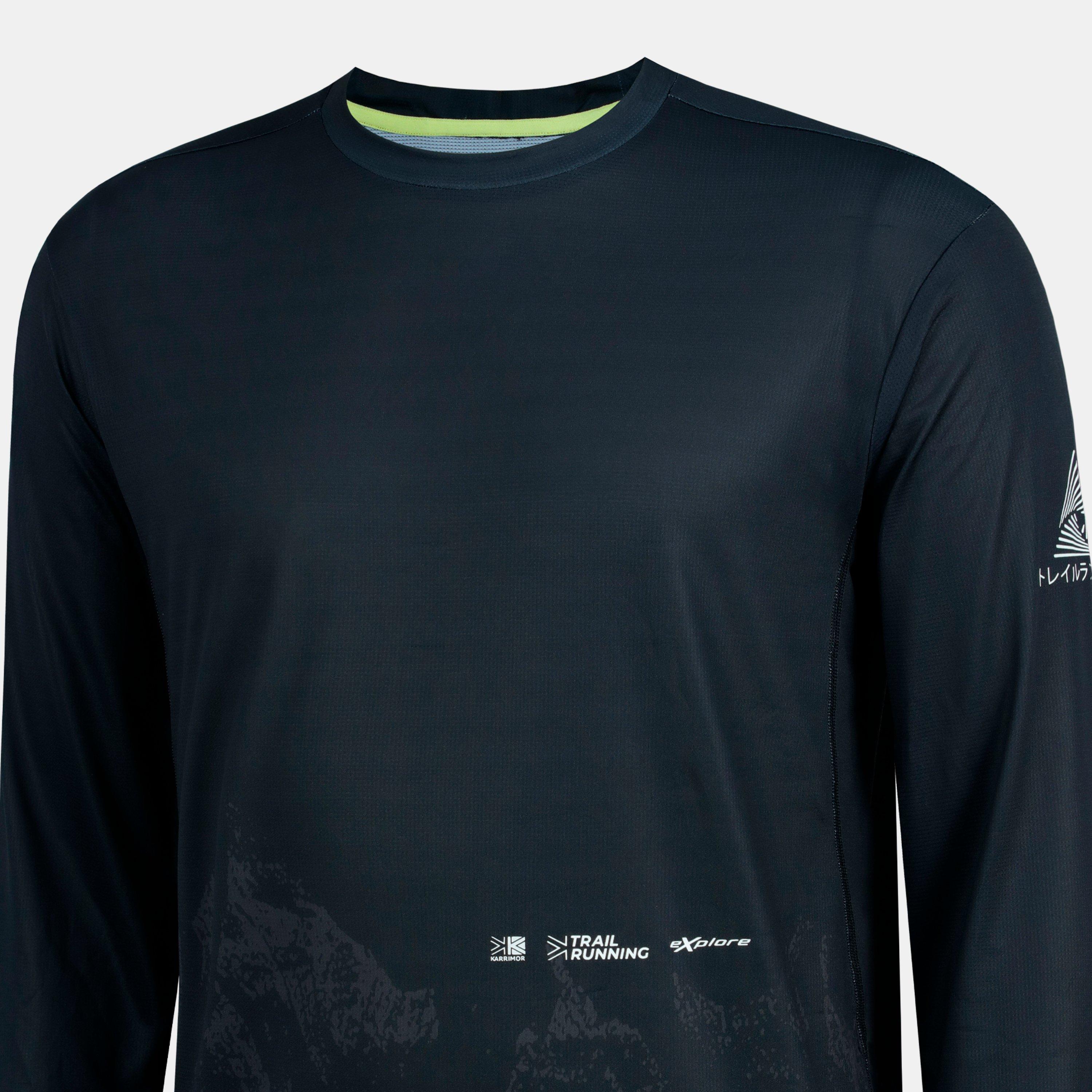 Schwarz - Karrimor - Mens Long-Sleeve Performance Running Top - 4