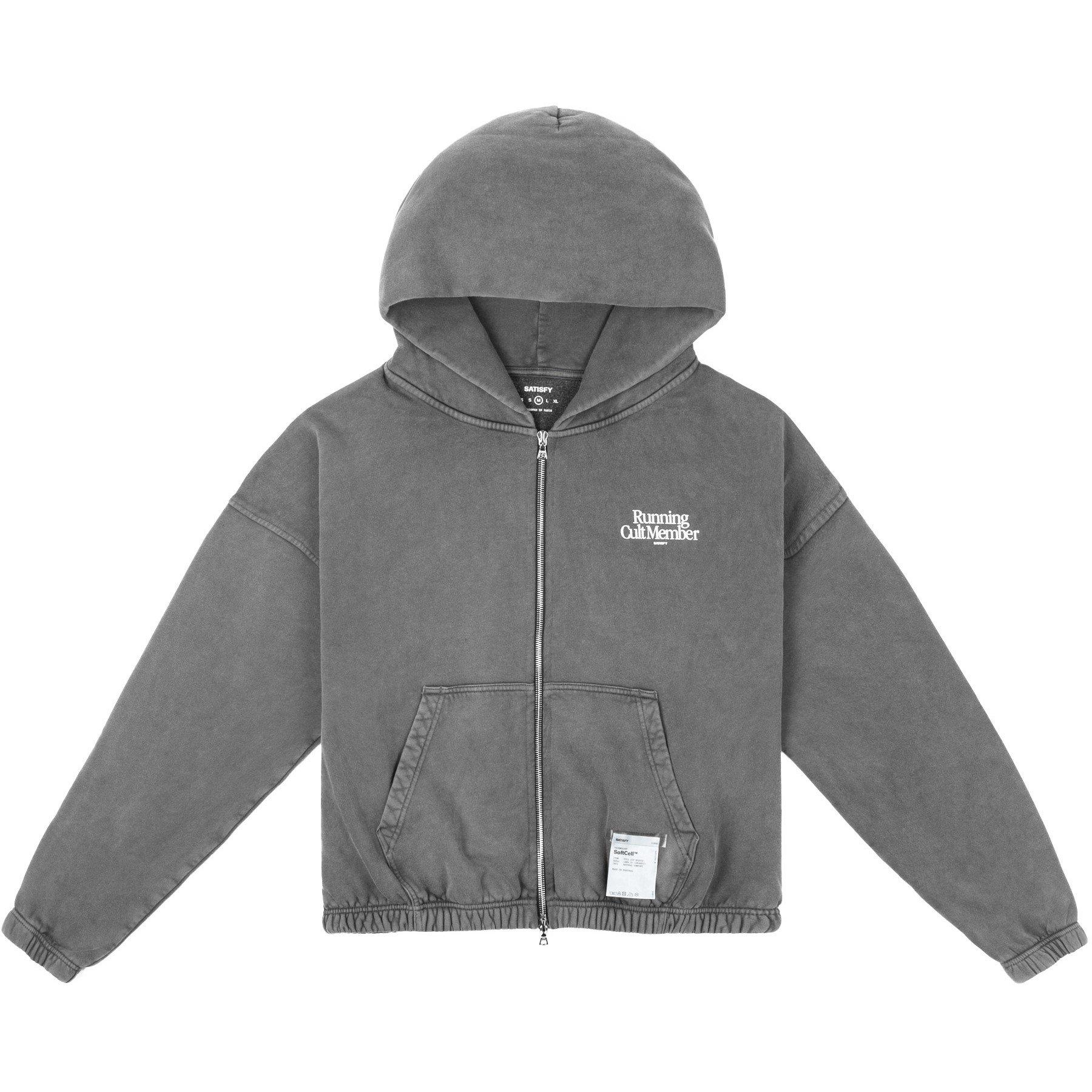 Faded Black - Satisfy - Men's Performance Hoodie - 1