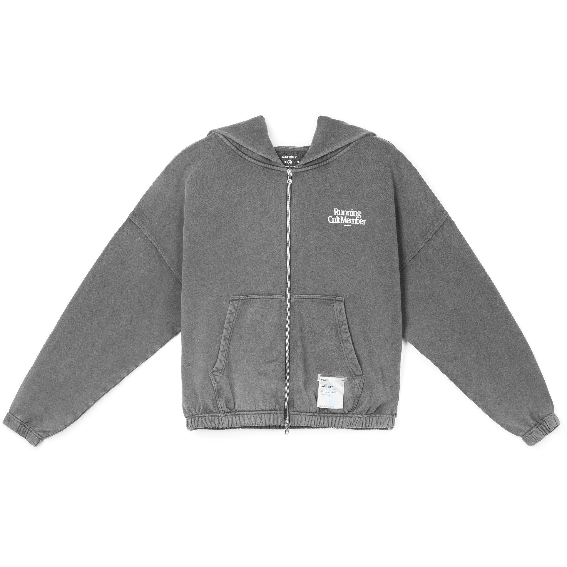 Faded Black - Satisfy - Men's Performance Hoodie - 2