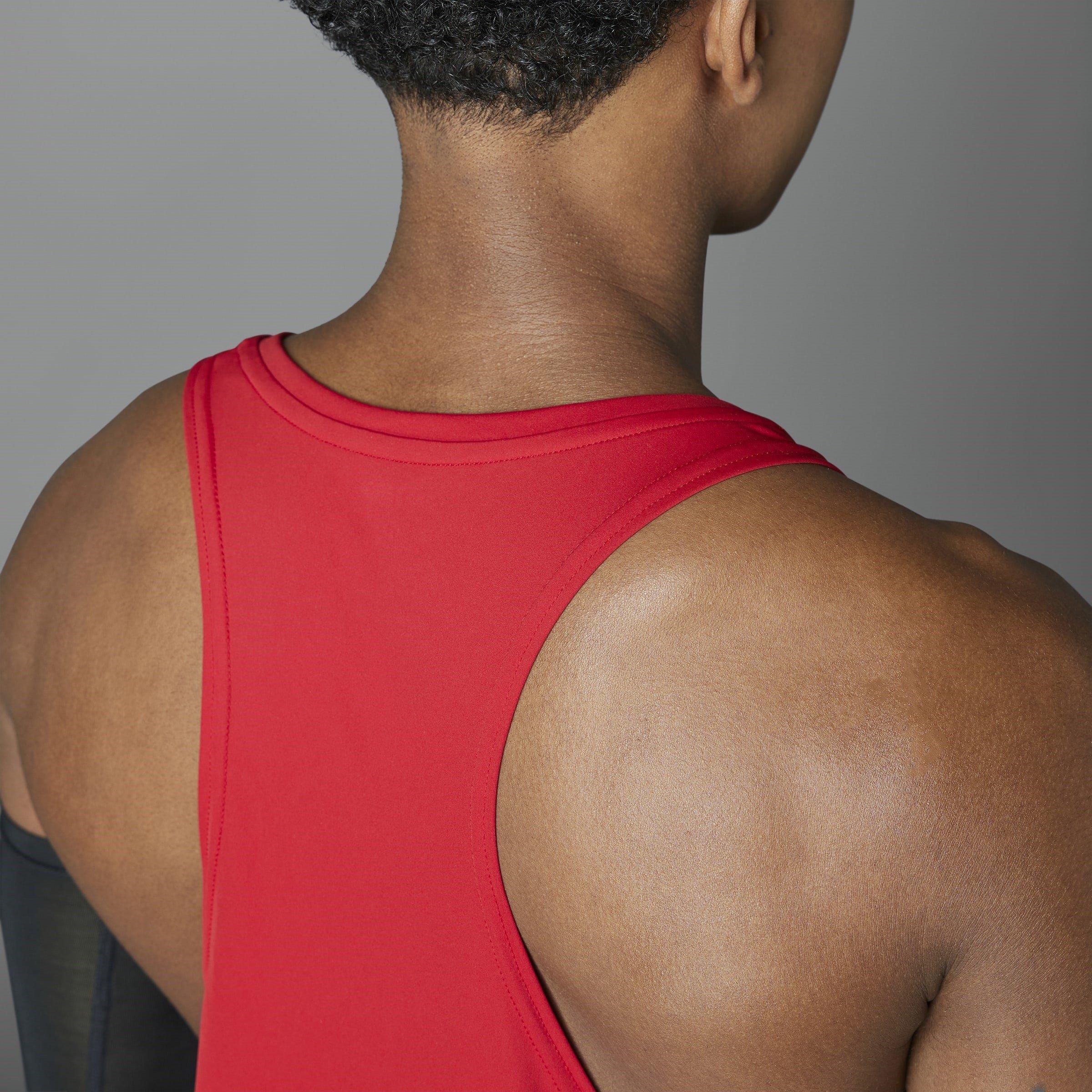 Team Power Red - adidas - Adizero Essentials Running Tank Top Mens - 14