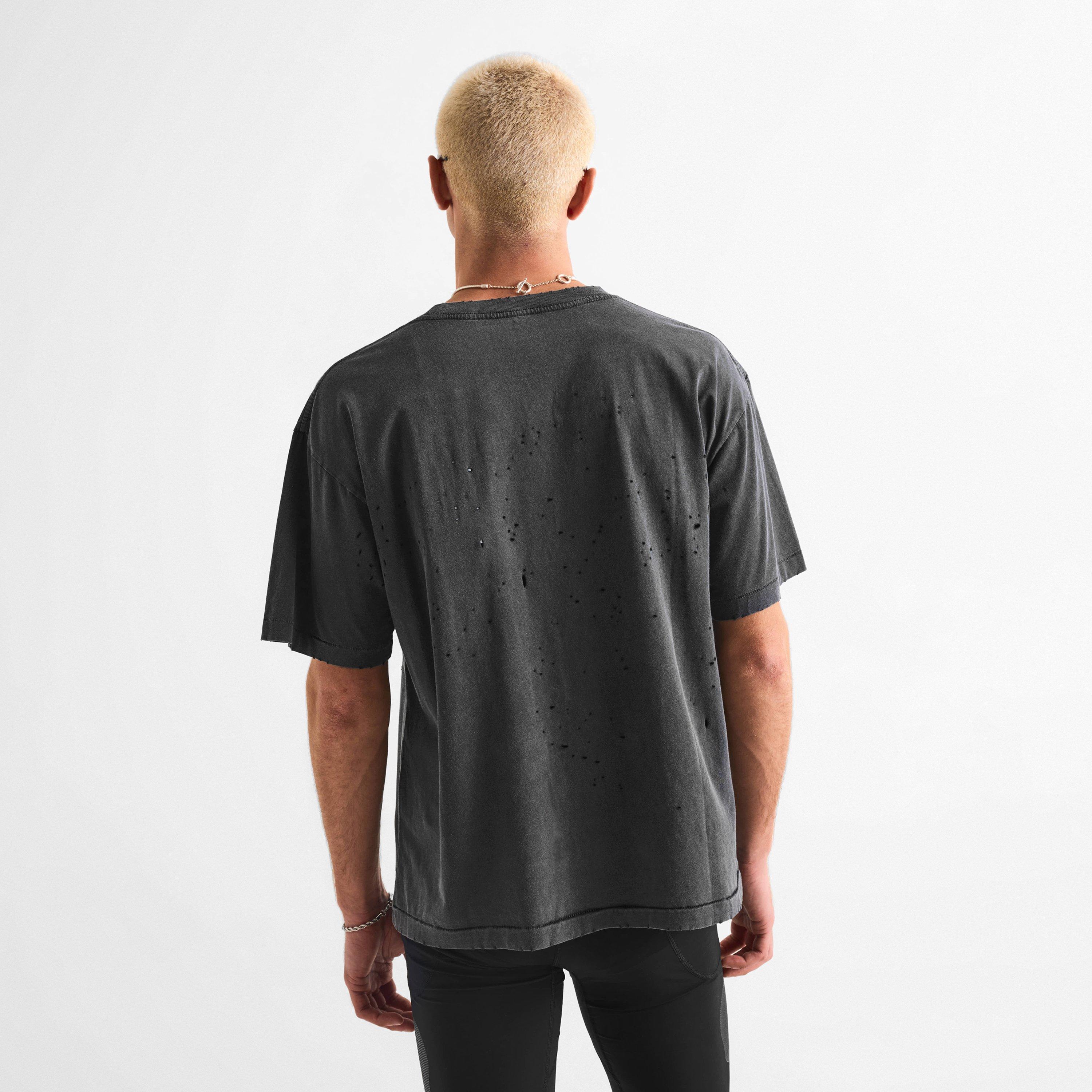 Aged Black - Satisfy - Mens MothTech Wild & Free T-Shirt - 4