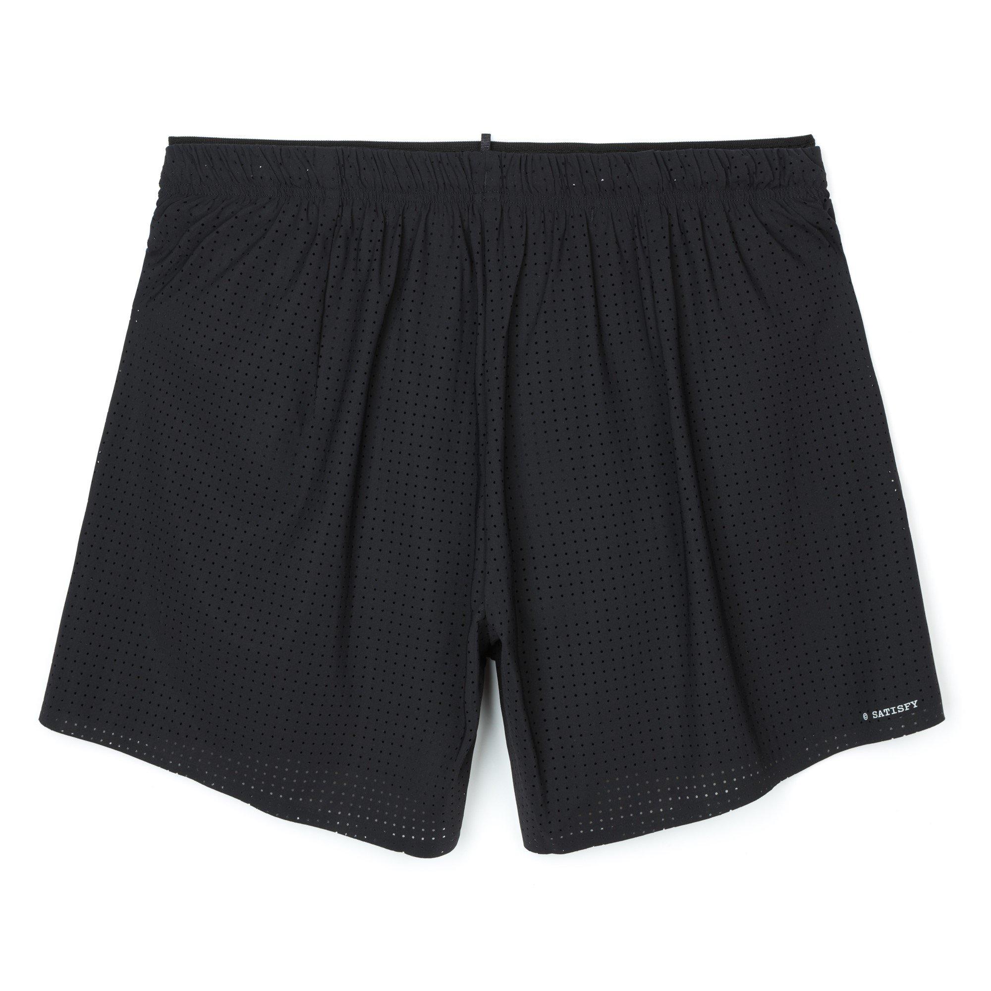 Black - Satisfy - Men's Performance Running Shorts - 2