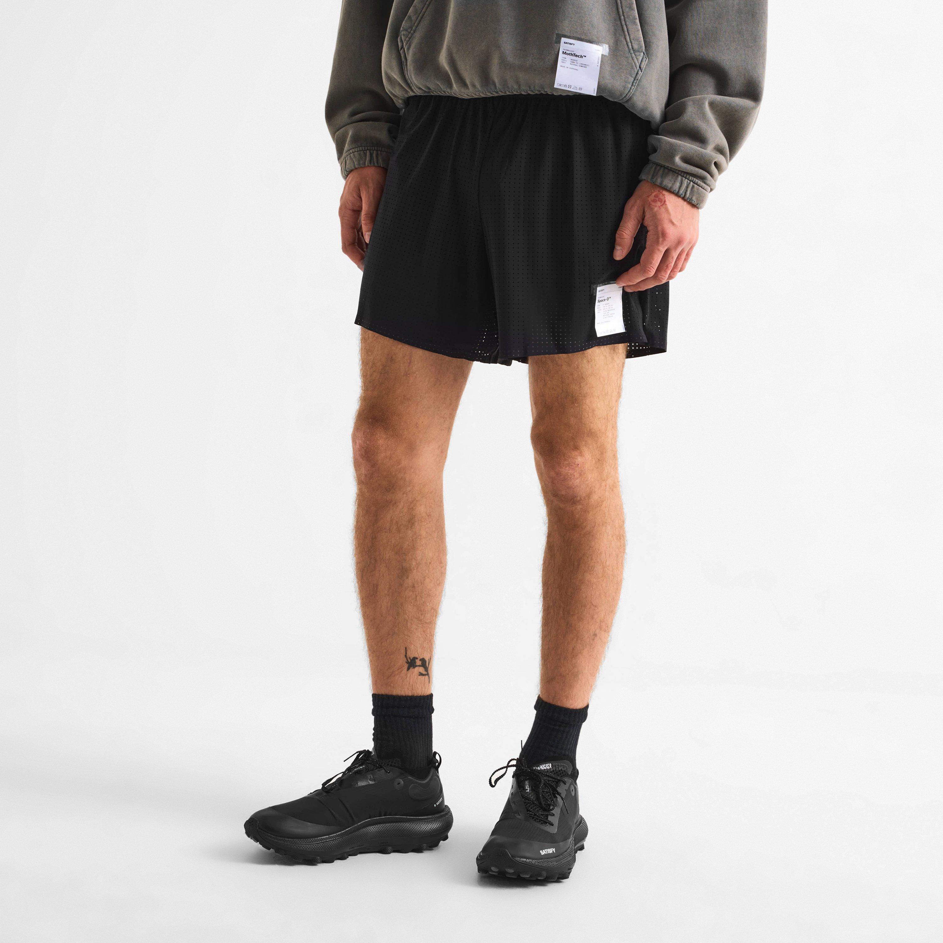 Black - Satisfy - Mens Space-O 5 Running Shorts - 3