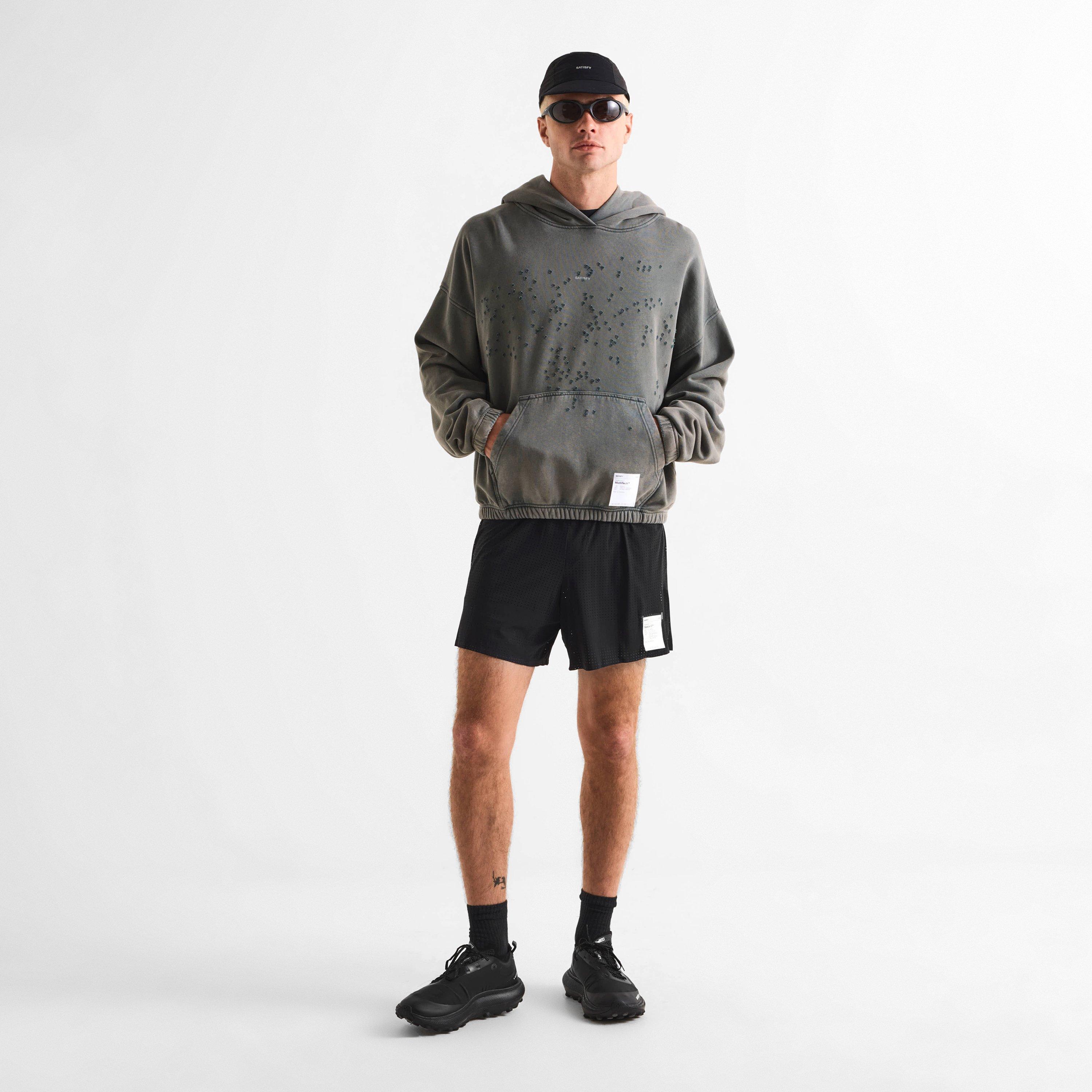 Black - Satisfy - Mens Space-O 5 Running Shorts - 5