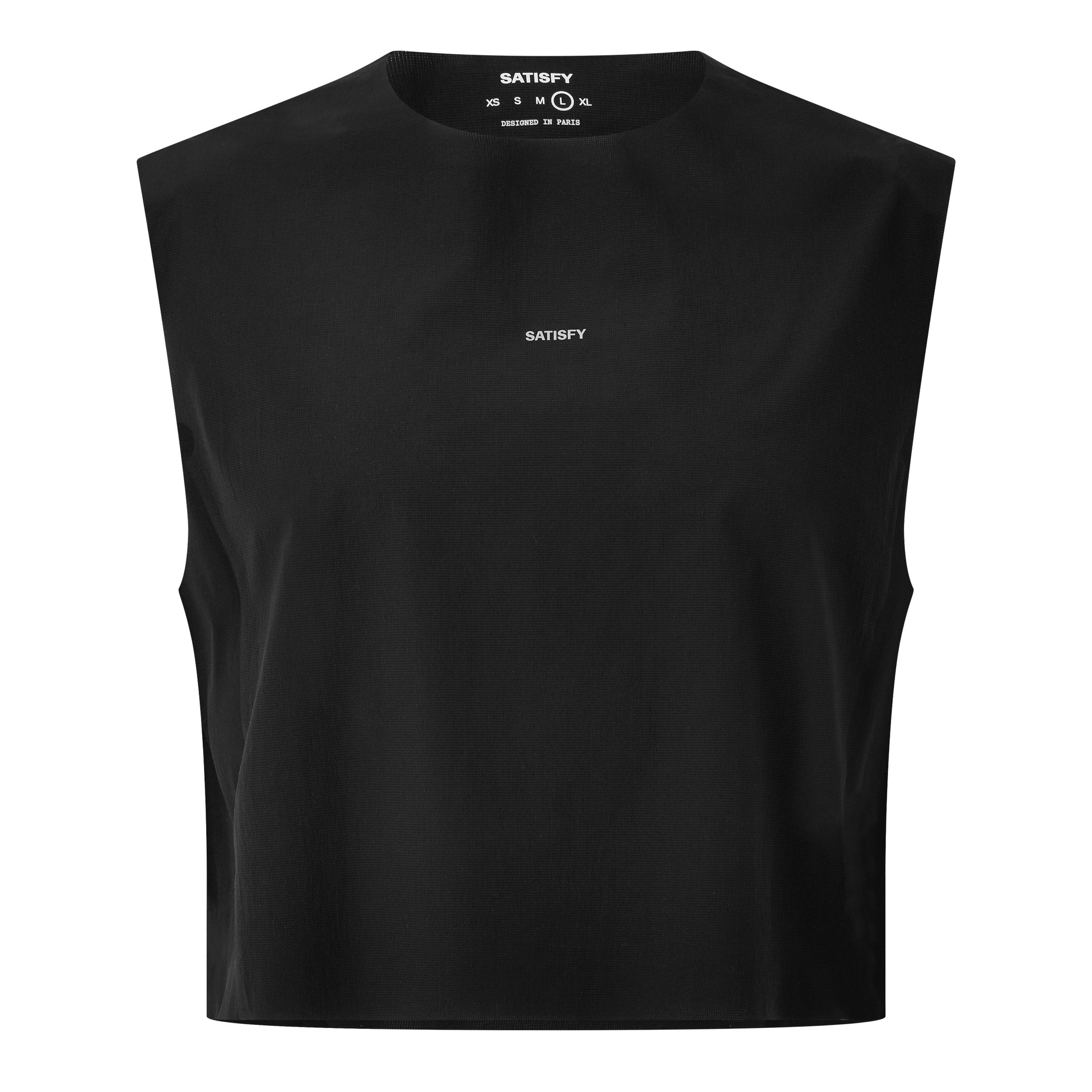 Black SA - Satisfy - Justice Trail Cropped Running Vest - 1