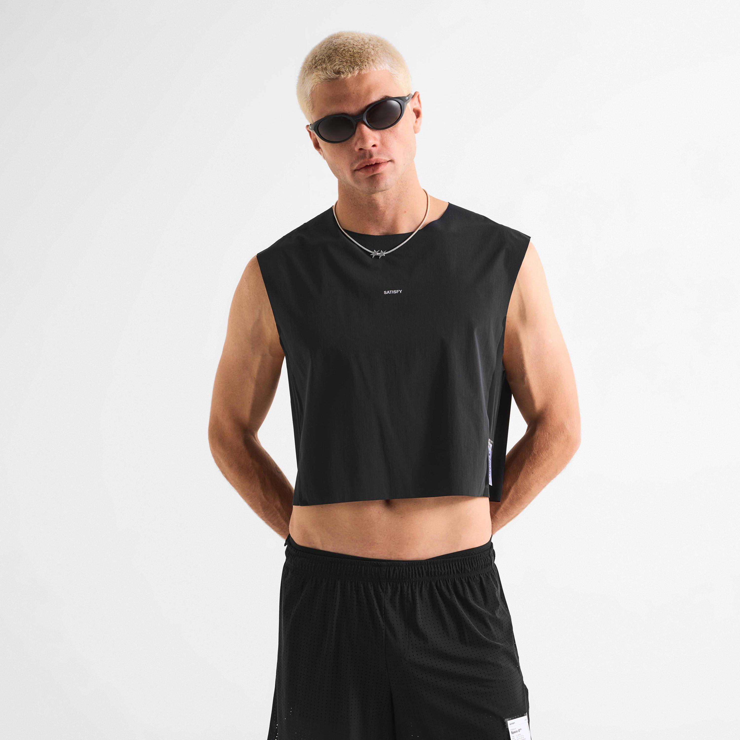 Black SA - Satisfy - Justice Trail Cropped Running Vest - 3