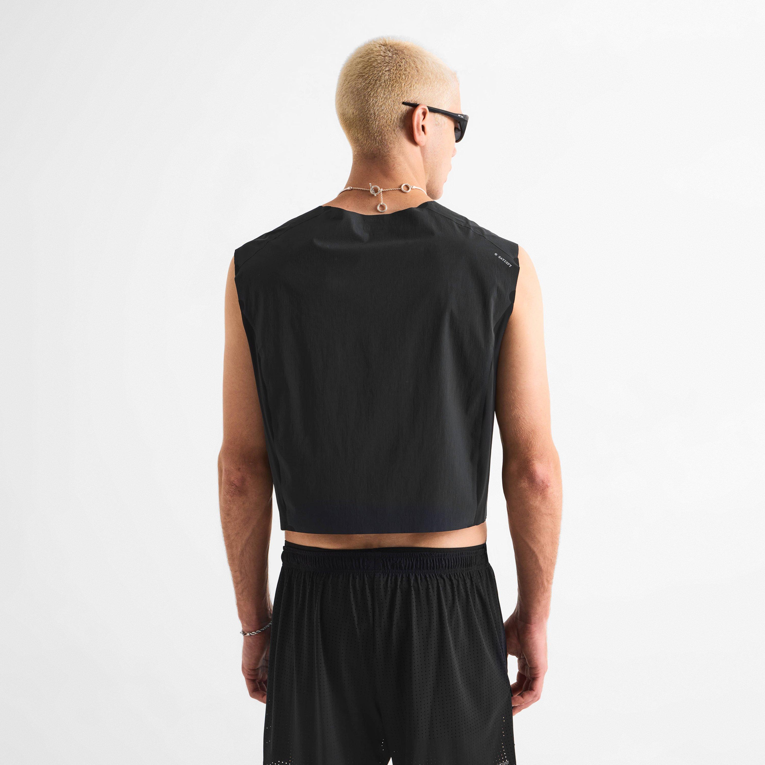 Black SA - Satisfy - Justice Trail Cropped Running Vest - 4