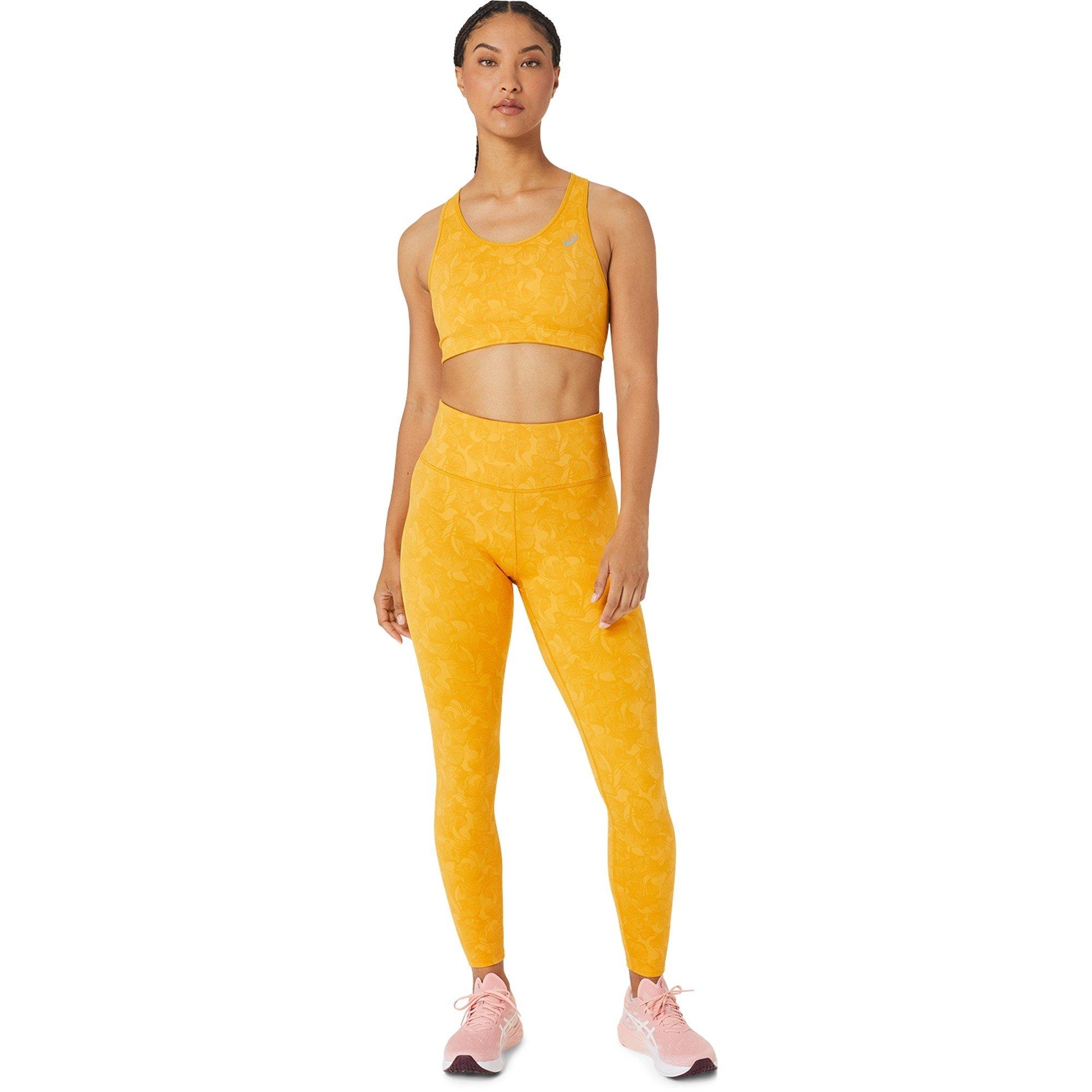 Tiger Gelb - Asics - Jacquard Performance Running Tights - 4