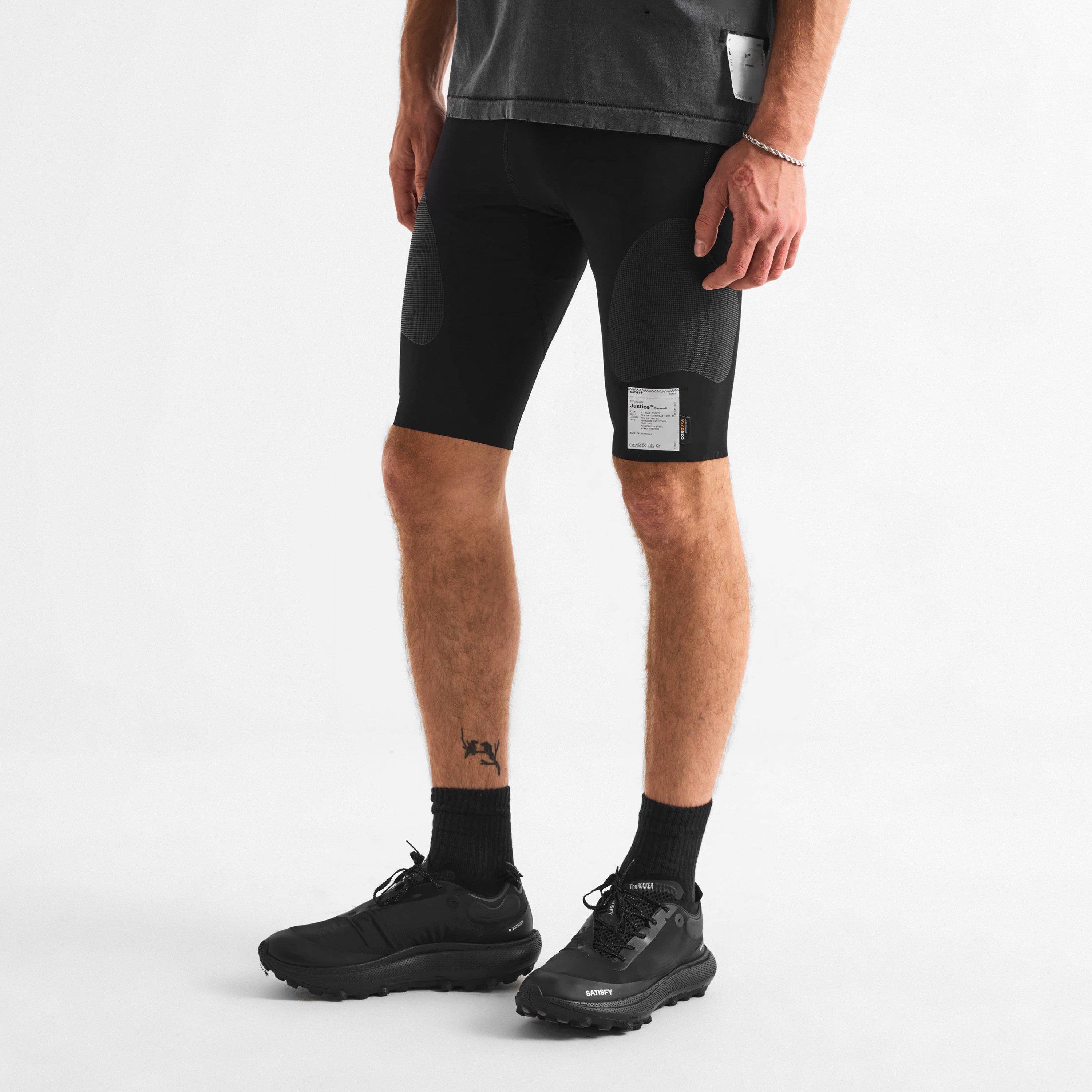 Black - Satisfy - Mens Justice Cordura 9 Half Tights - 3