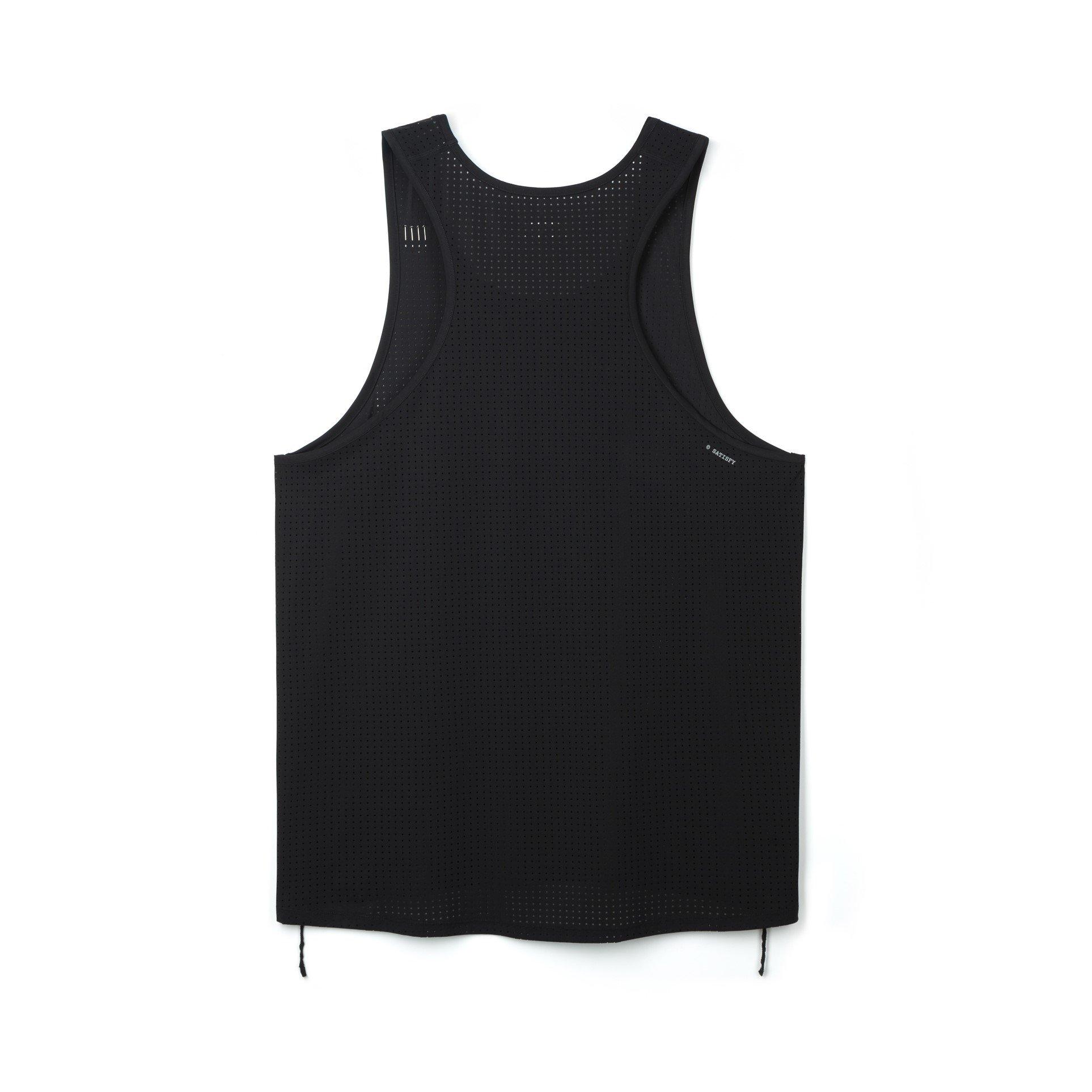 Black - Satisfy - Men's Performance Running Vest - 2