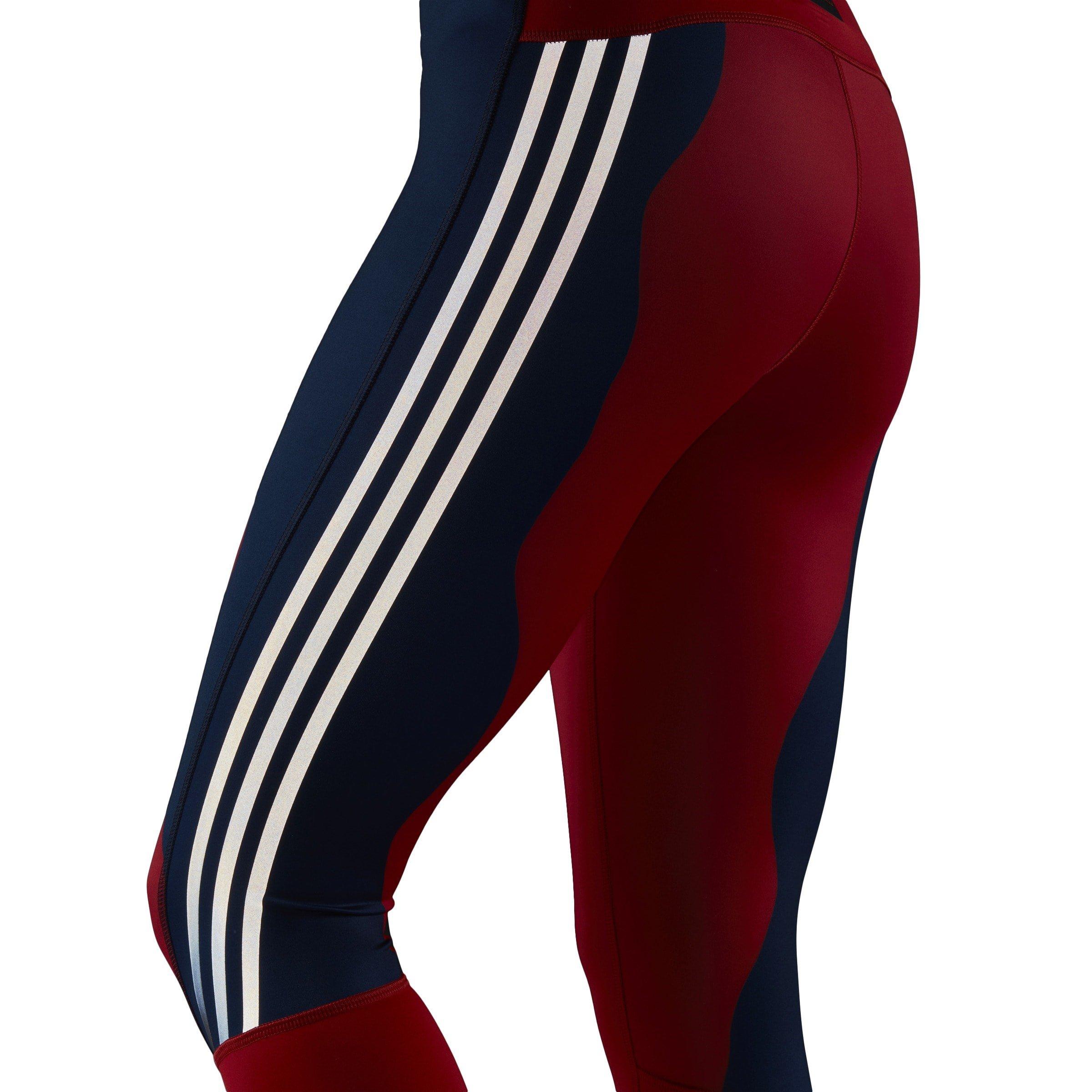 adidas Marimekko Run Icons 3 Stripes 7 8 Running Tights Womens Leistungsstarke Strumpfhosen Sports Direct