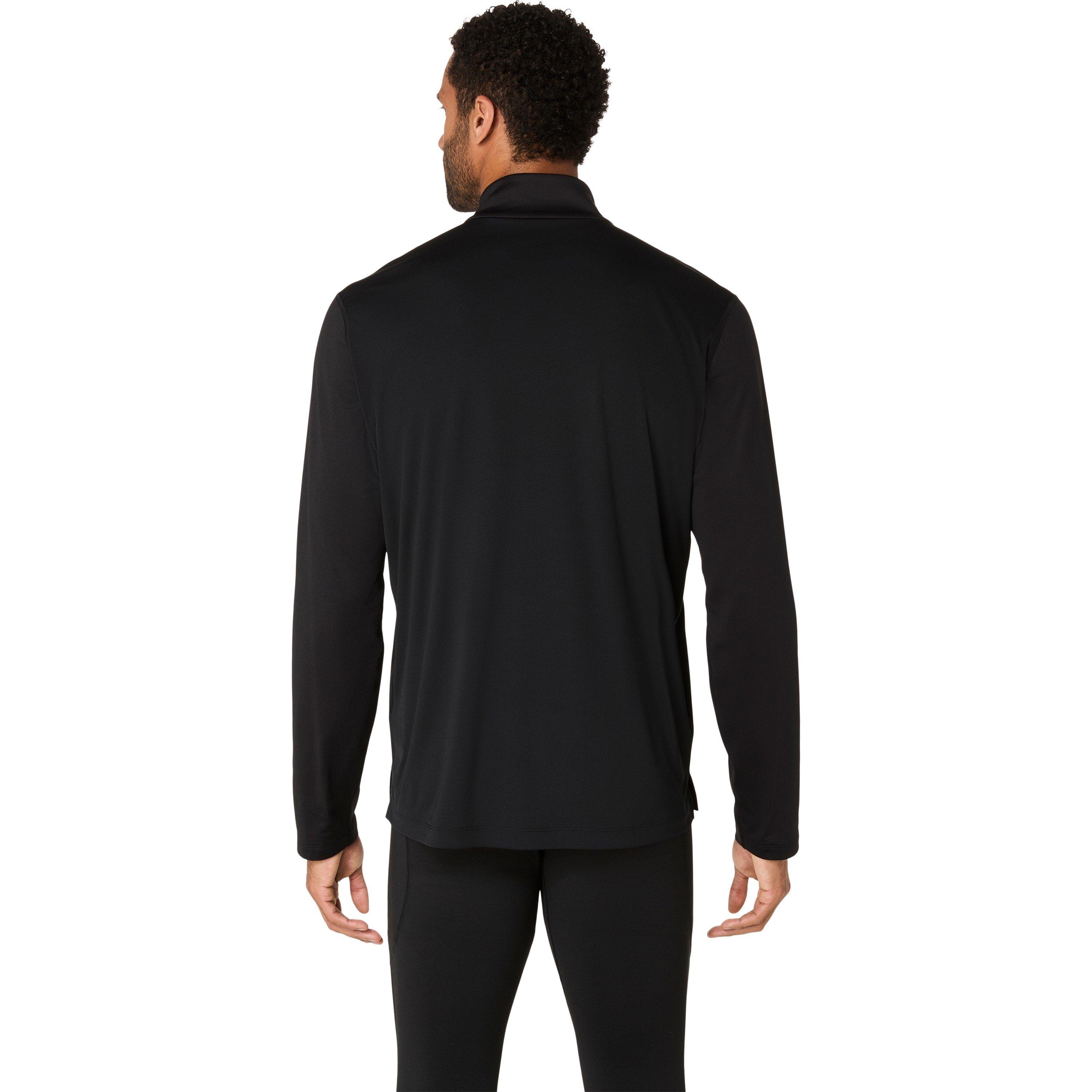 Nero - Asics - Core Ls 1/2 Zip Winter Top Running Mens - 2