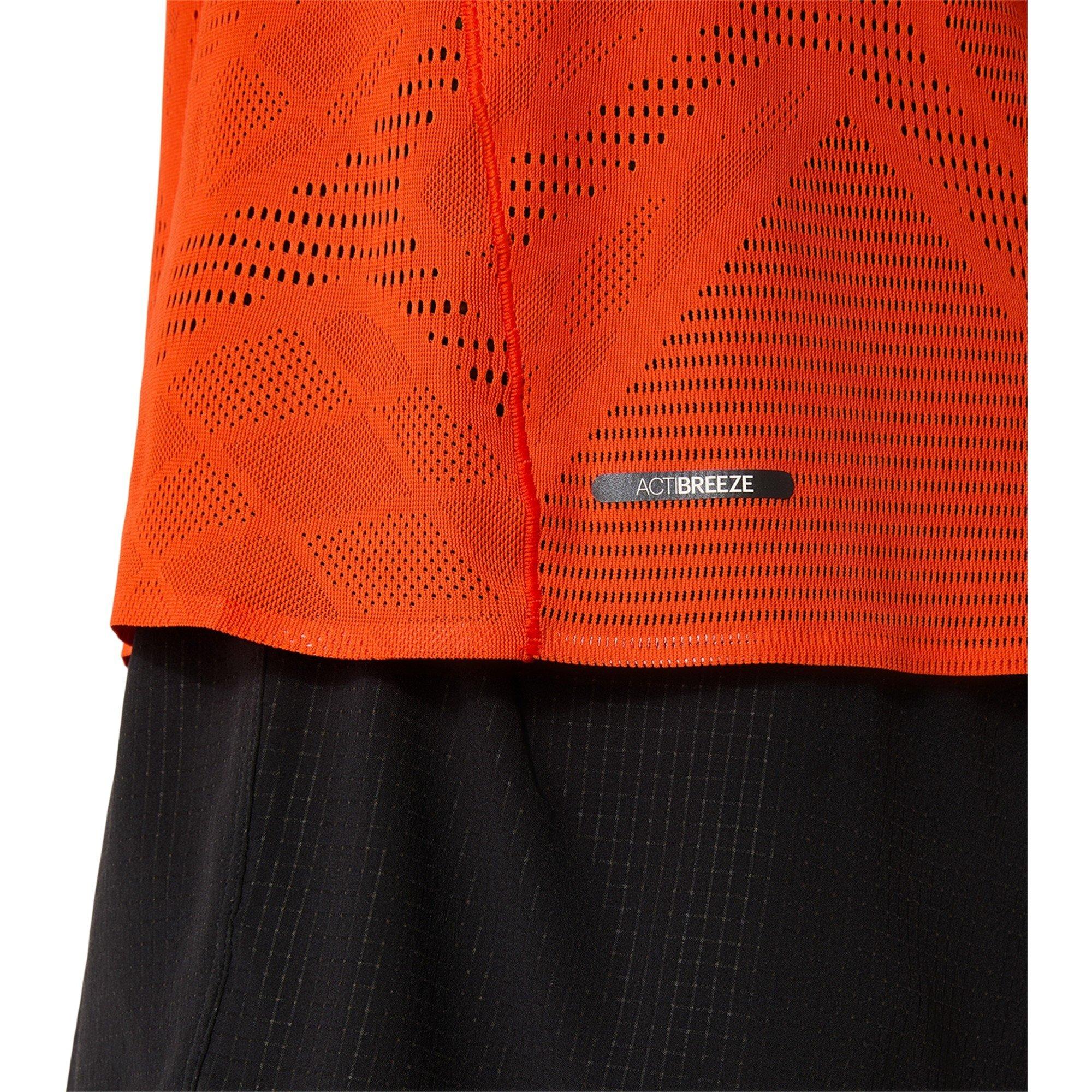 Cherry Tomato - Asics - Men's Metarun Short Sleeve Running T-Shirt - 4