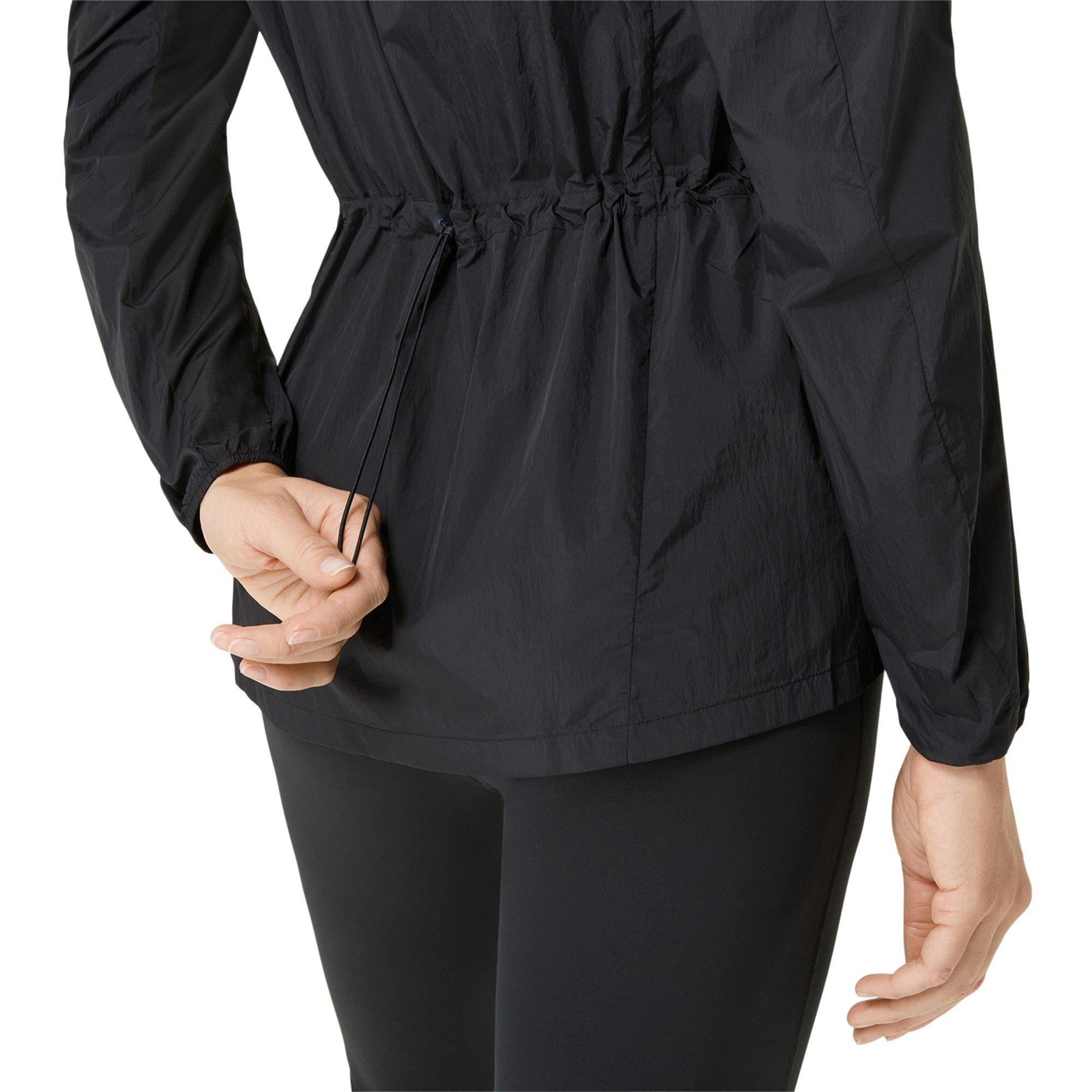 Black - Asics - Road Packable Jacket Running Womens - 5