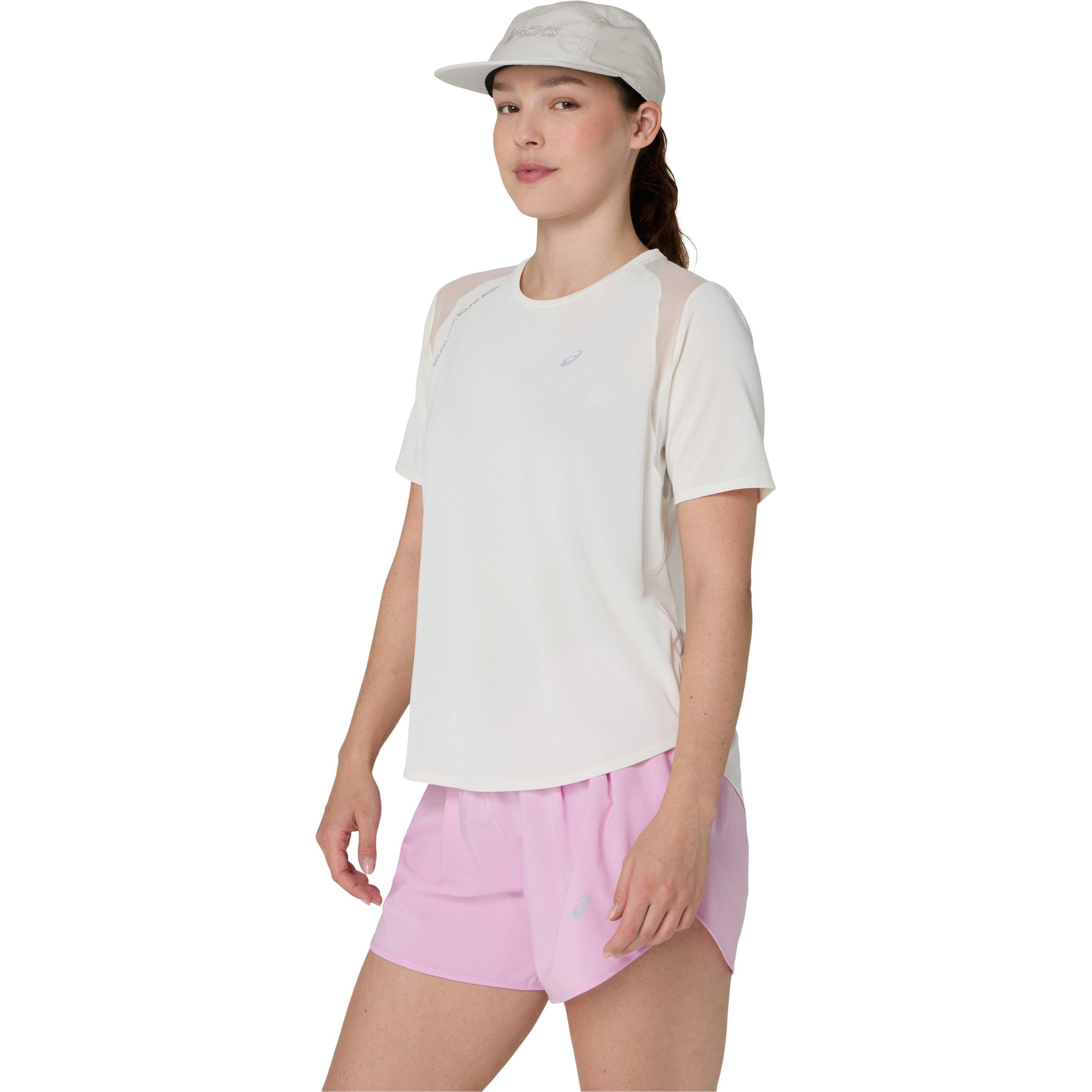 Crème - Asics - Asics Road SS Tee Ld63 - 1