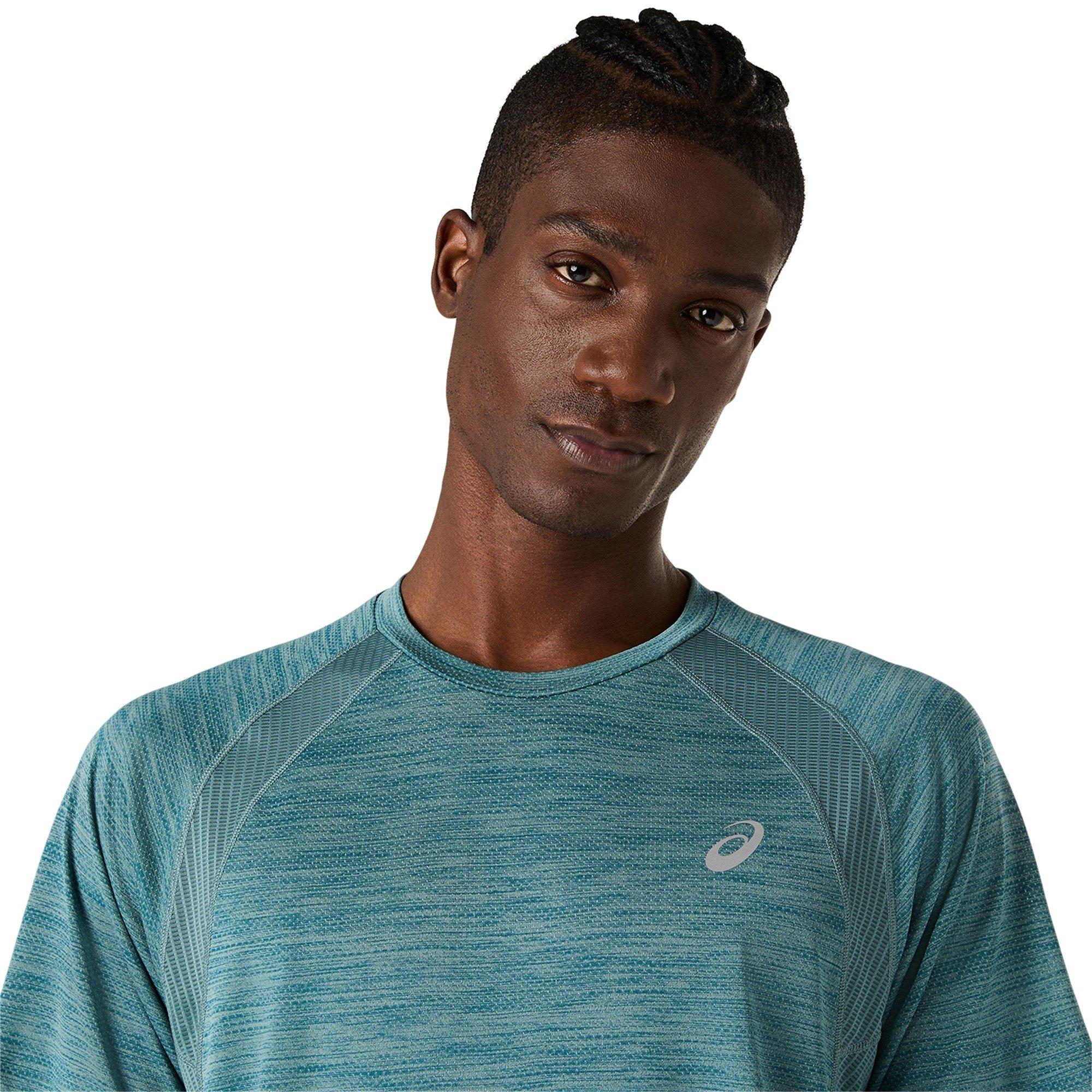 Foggy Teal - Asics - Men's Road Short Sleeve Running T-Shirt - 3