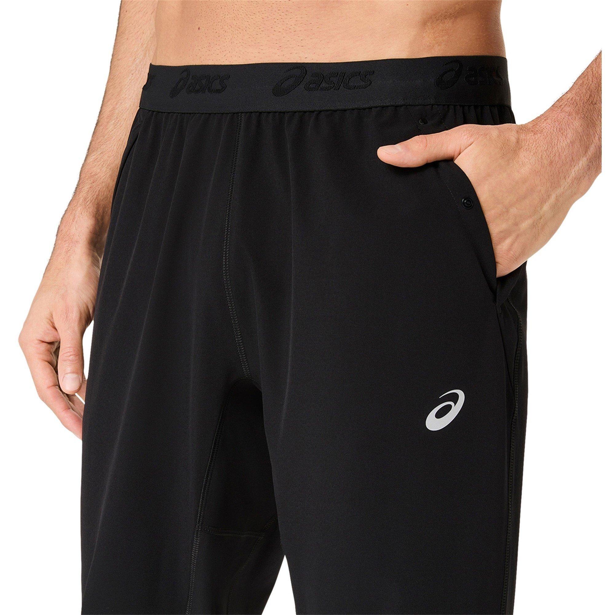 Black - Asics - Men's Road Performance Tracksuit Bottoms - 3