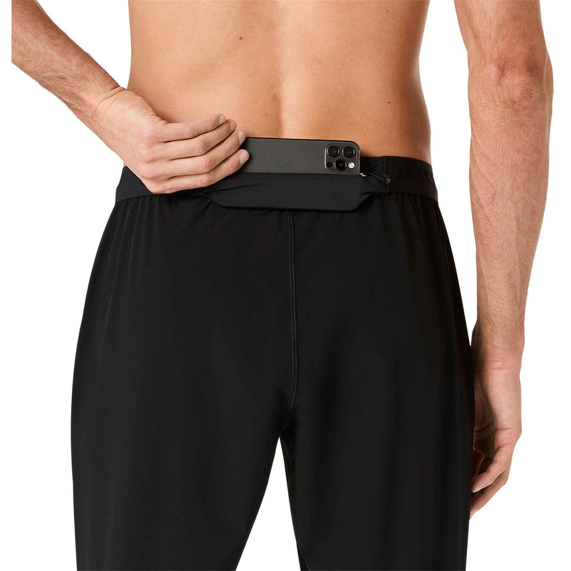 Black - Asics - Men's Road Performance Tracksuit Bottoms - 5
