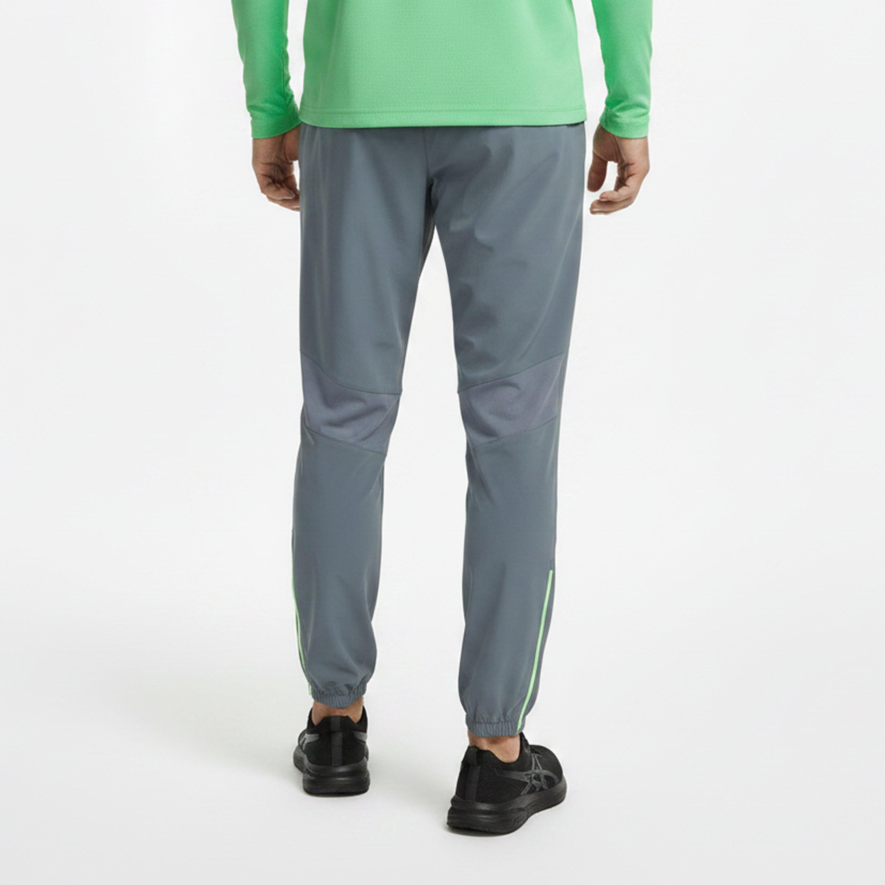 Grey - Asics - Core Woven Pant Tracksuit Bottom Mens - 4
