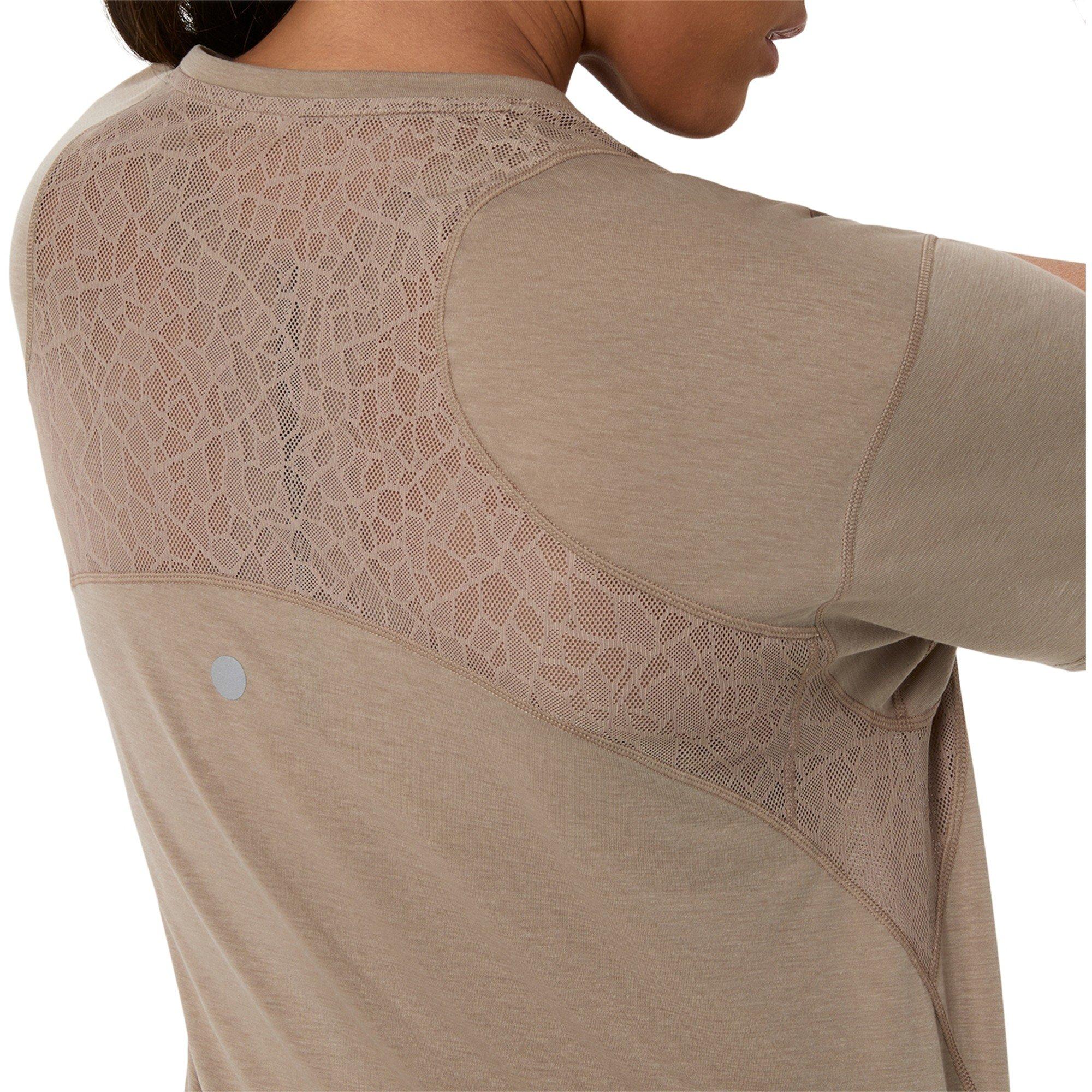 Greige - Asics - Women's Nagino Short Sleeve Running T-Shirt - 5