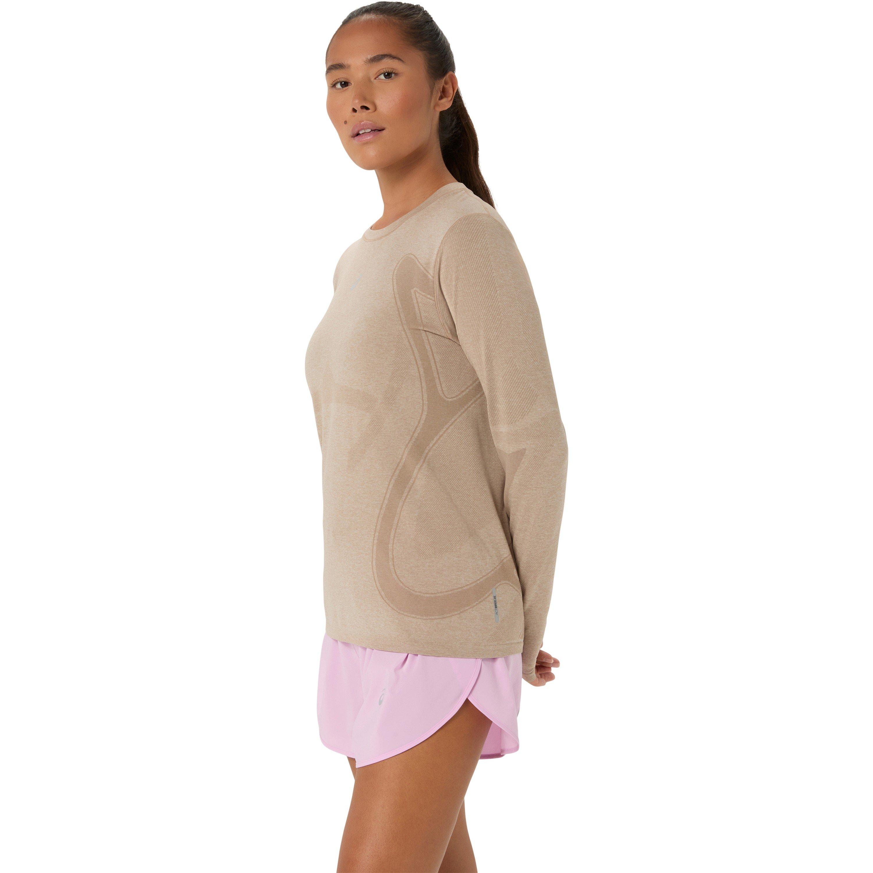 Greige - Asics - Asics Road SL LS Tee Ld63 - 1