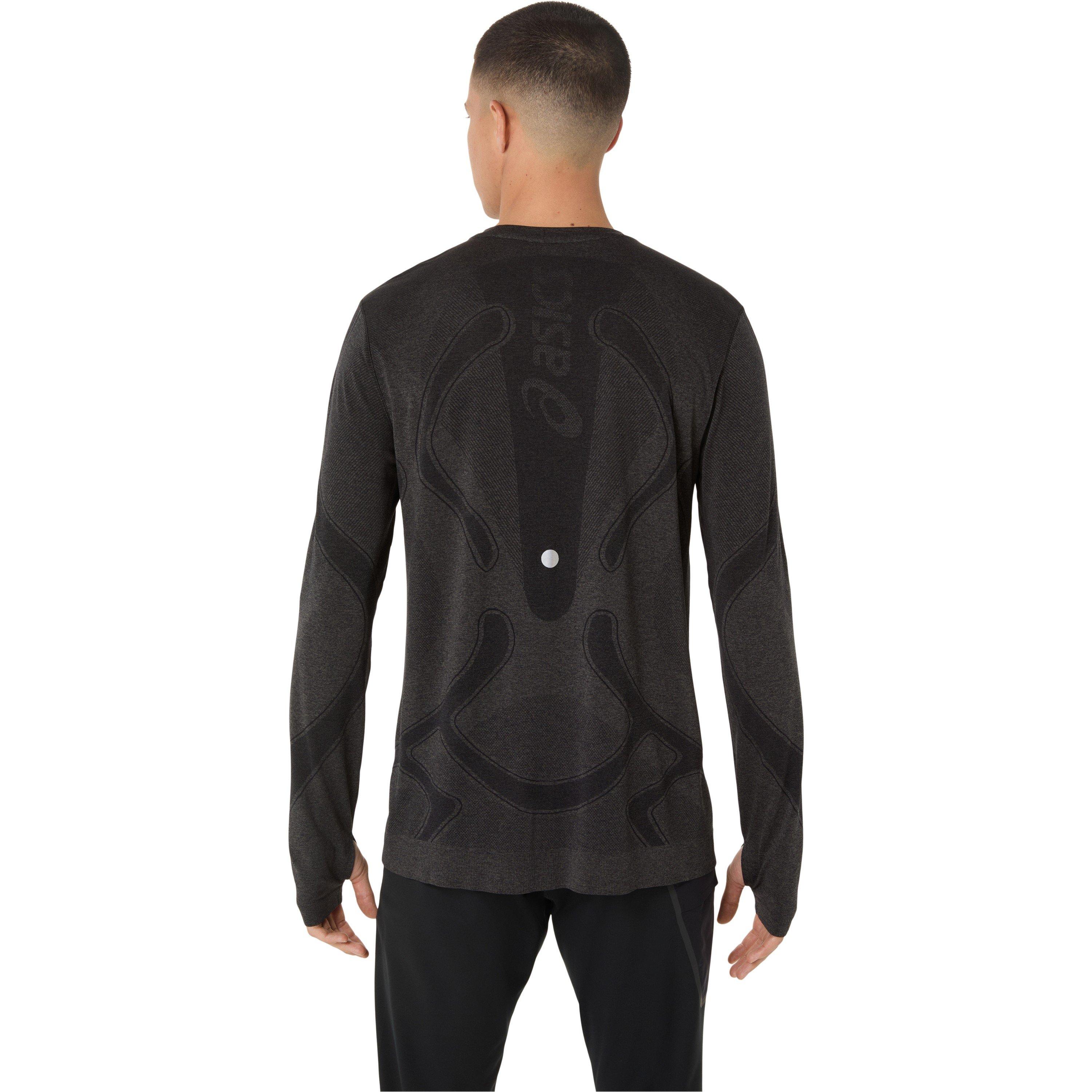 Noir - Asics - Road Seamless Ls Top Running Mens - 2