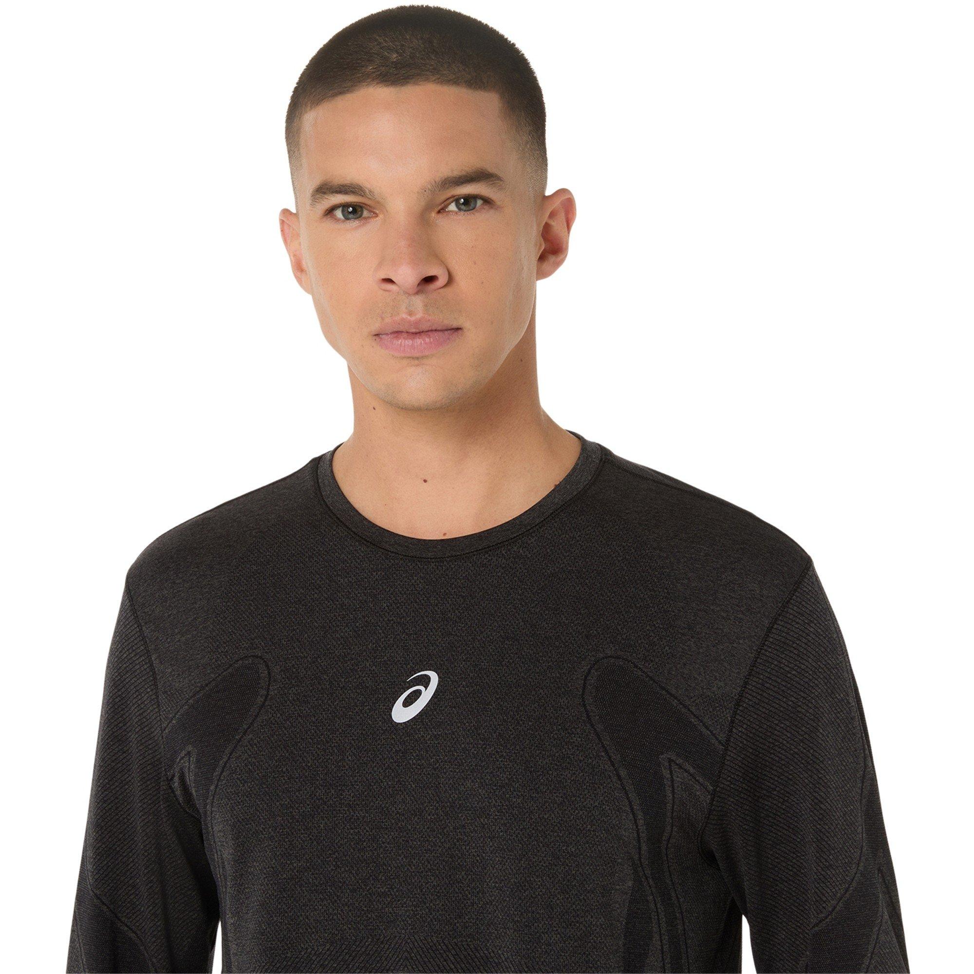 Noir - Asics - Road Seamless Ls Top Running Mens - 3