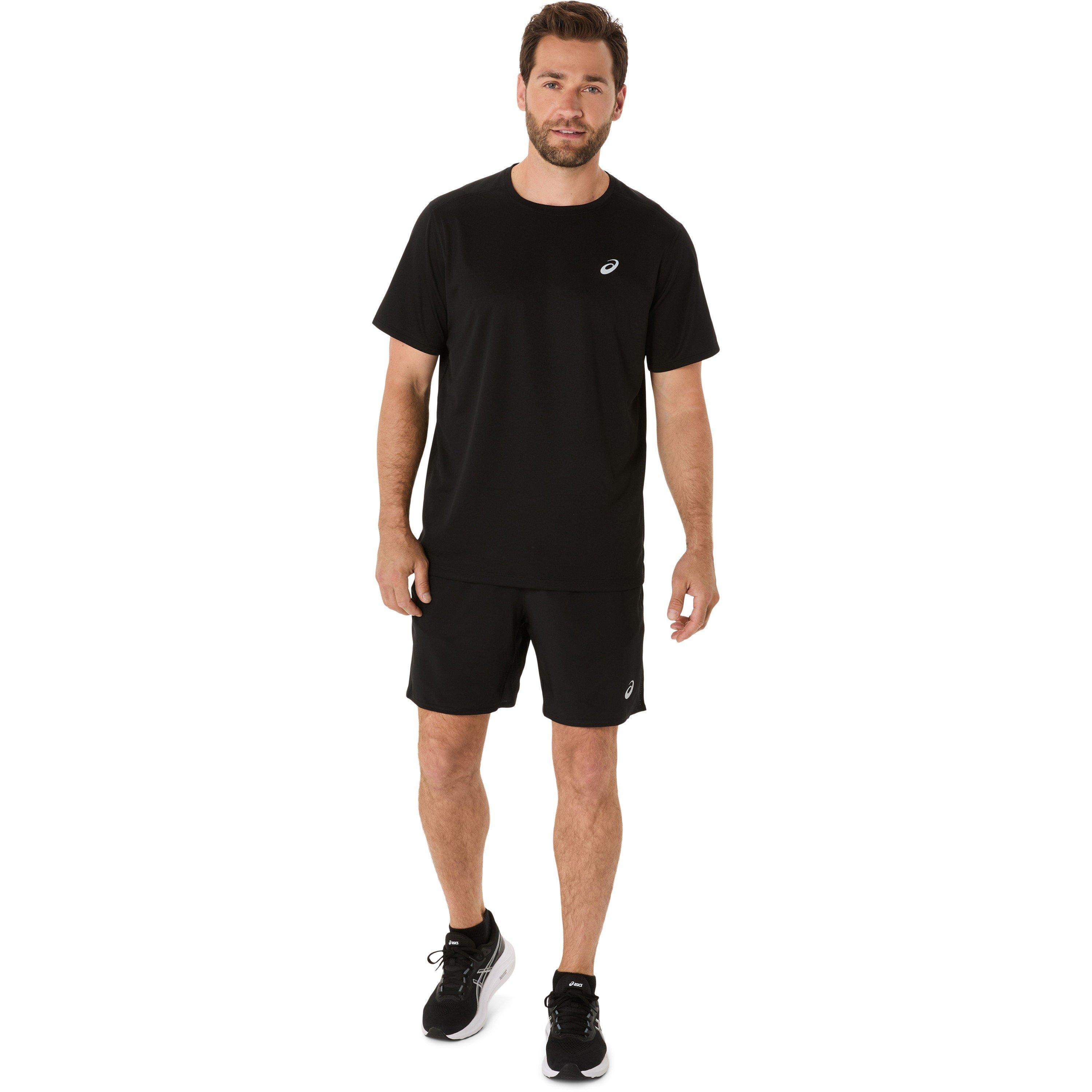 Zwart - Asics - Core 2-N-1 7in Short Running Mens - 6