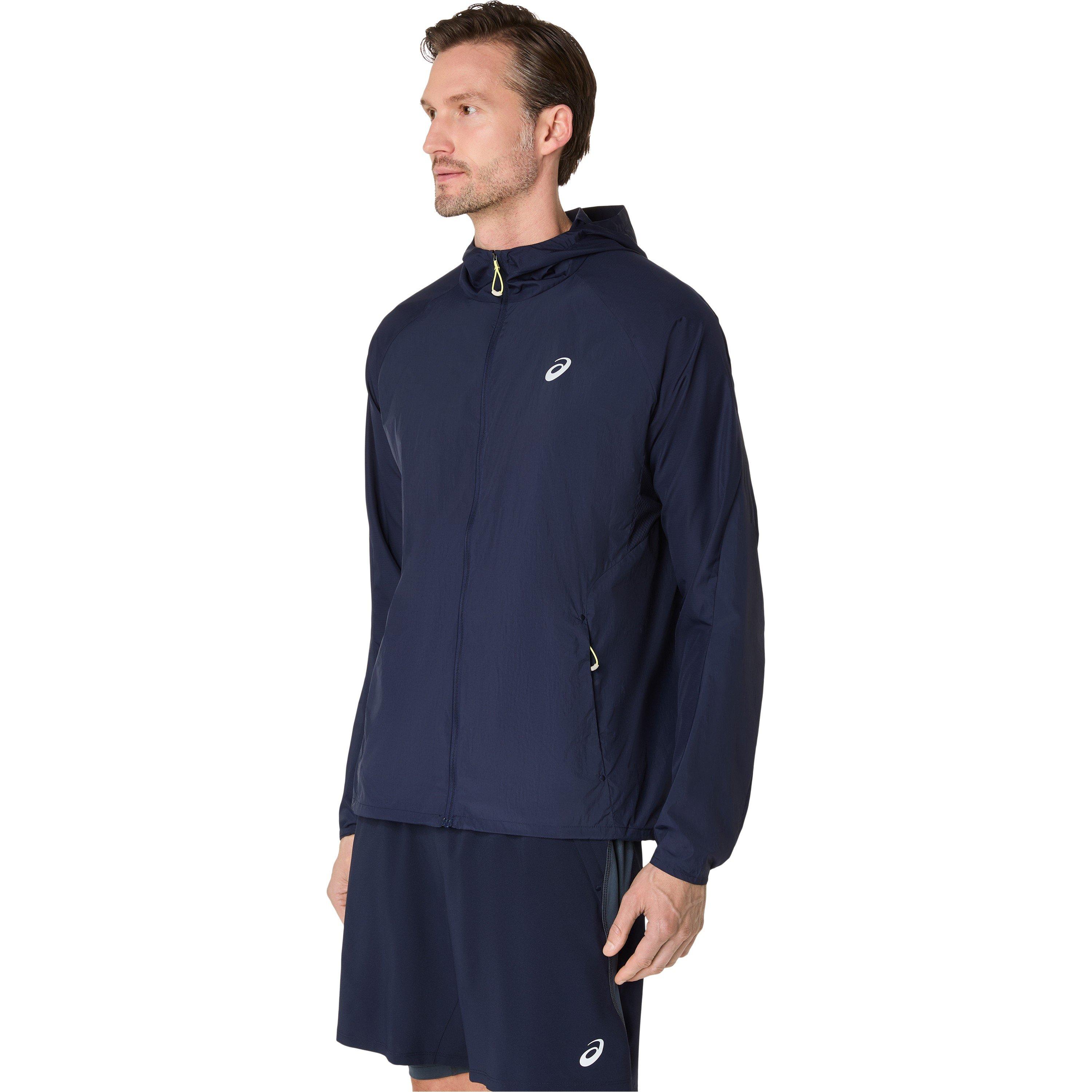 Midnight - Asics - Road Packable Jacket Running Mens - 1