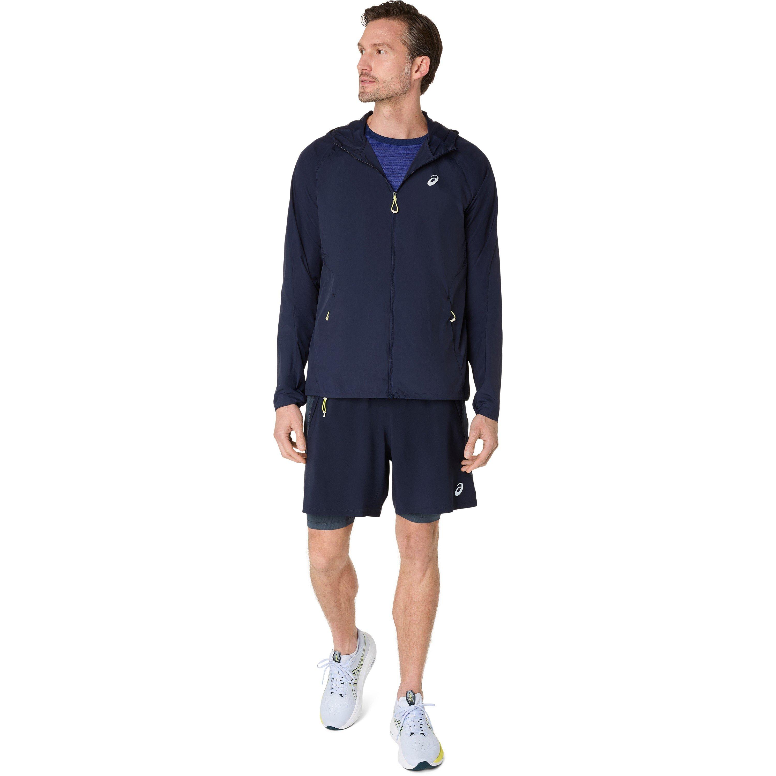 Midnight - Asics - Road Packable Jacket Running Mens - 3