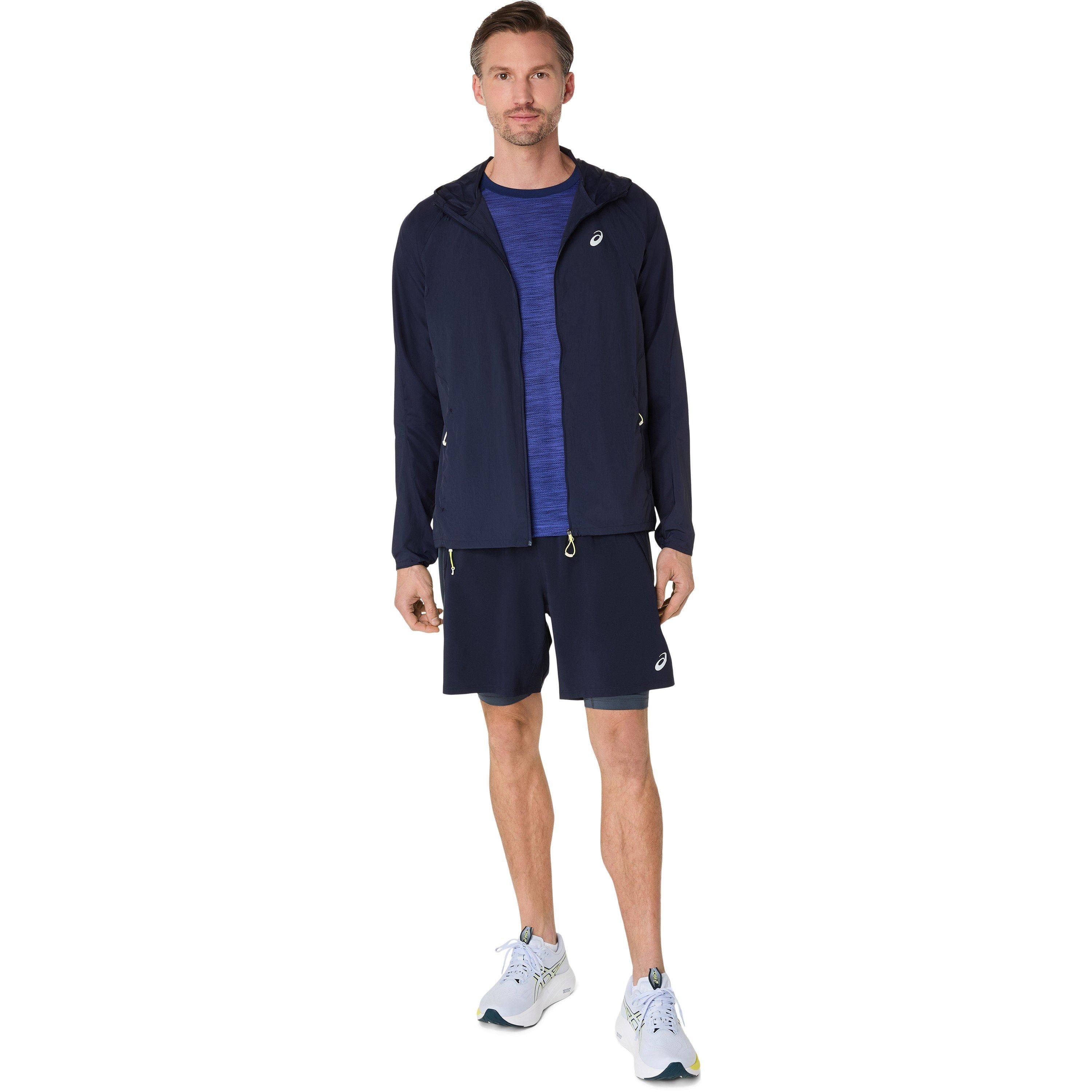 Midnight - Asics - Road Packable Jacket Running Mens - 7