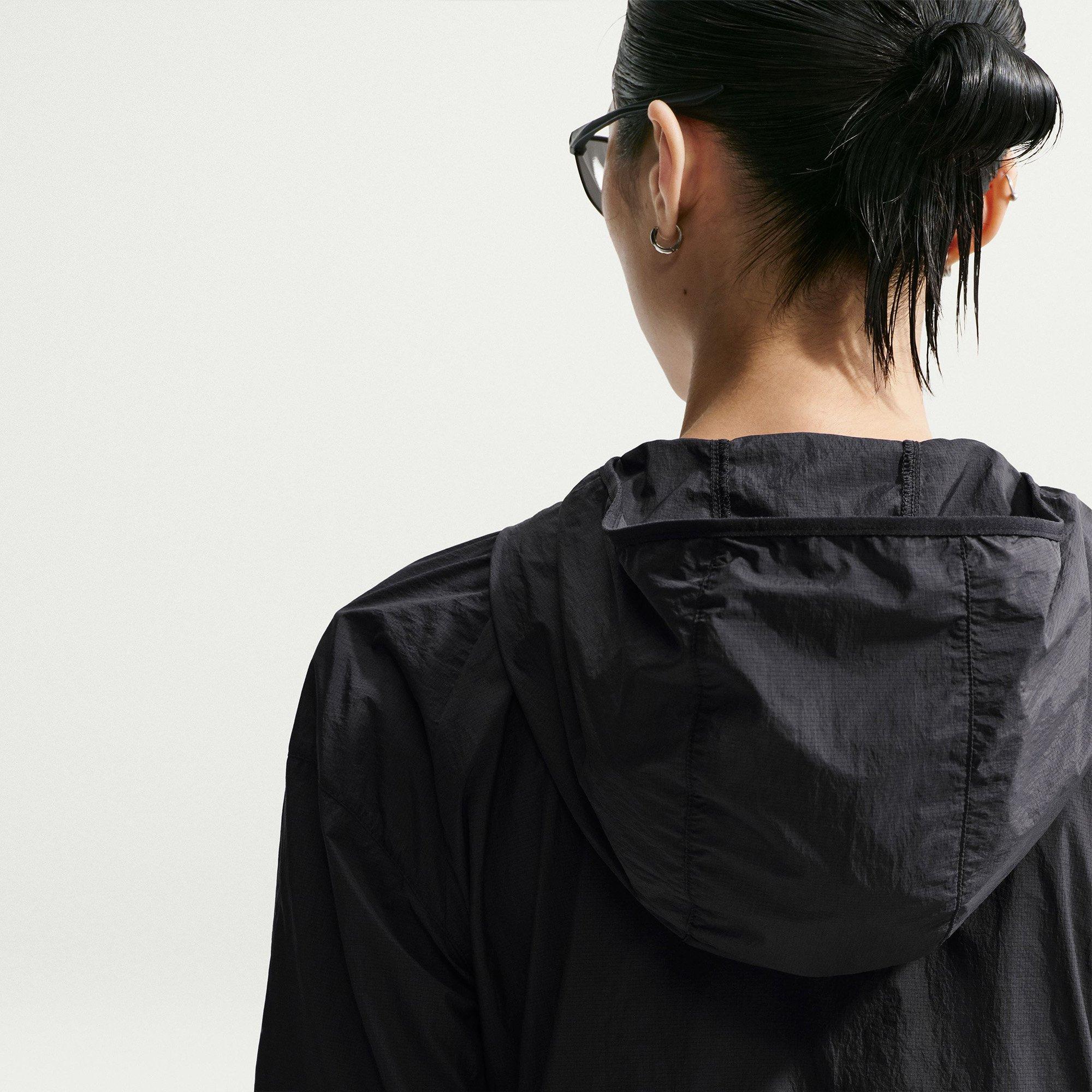 Black/R.Silver - Nike - Women's Tempo UV Running Jacket - 4
