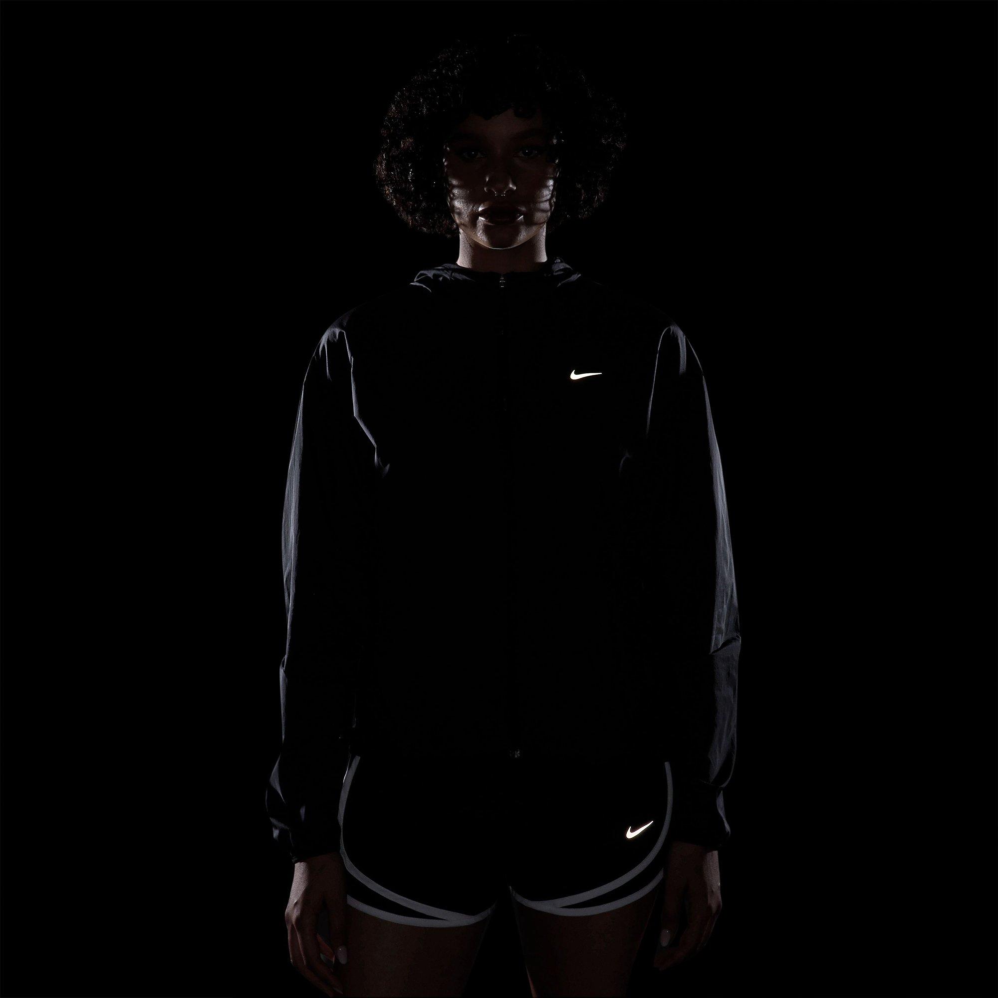 Black/R.Silver - Nike - Women's Tempo UV Running Jacket - 5