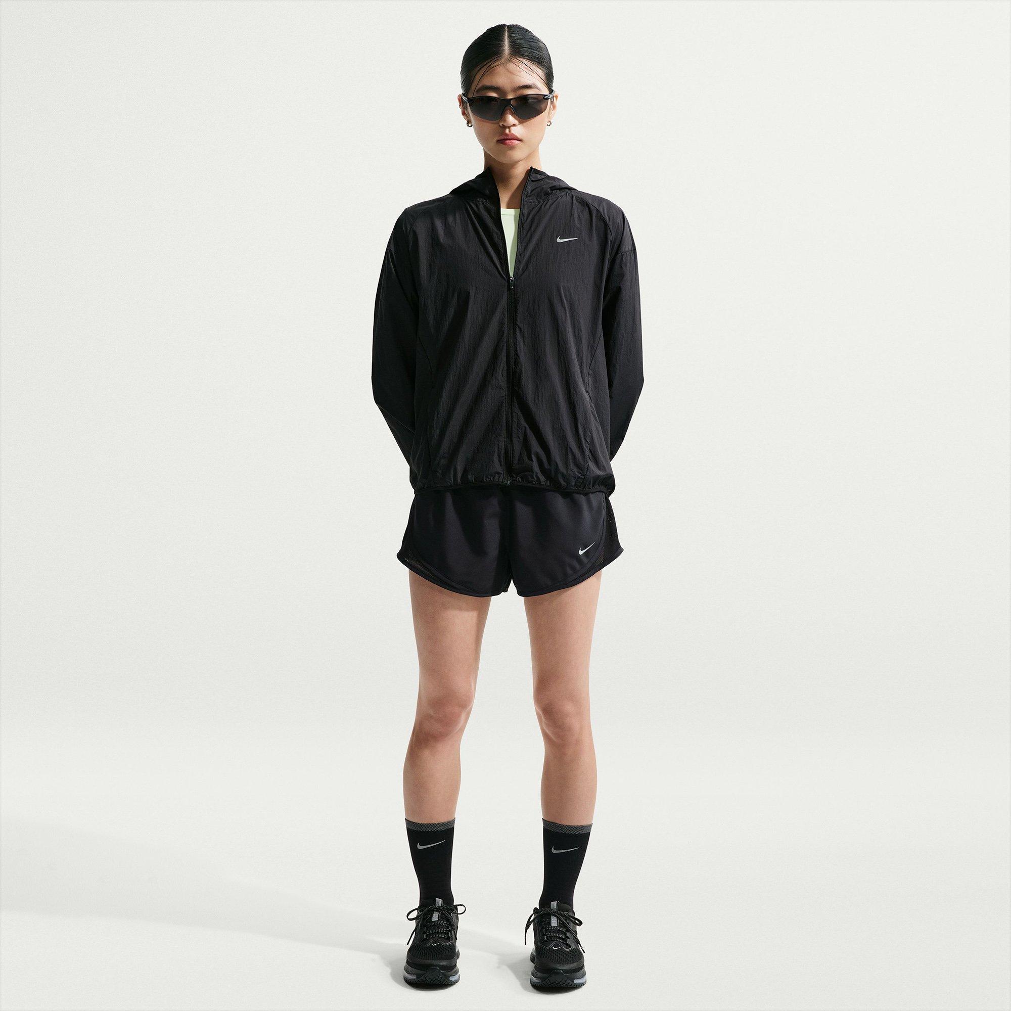 Black/R.Silver - Nike - Women's Tempo UV Running Jacket - 6