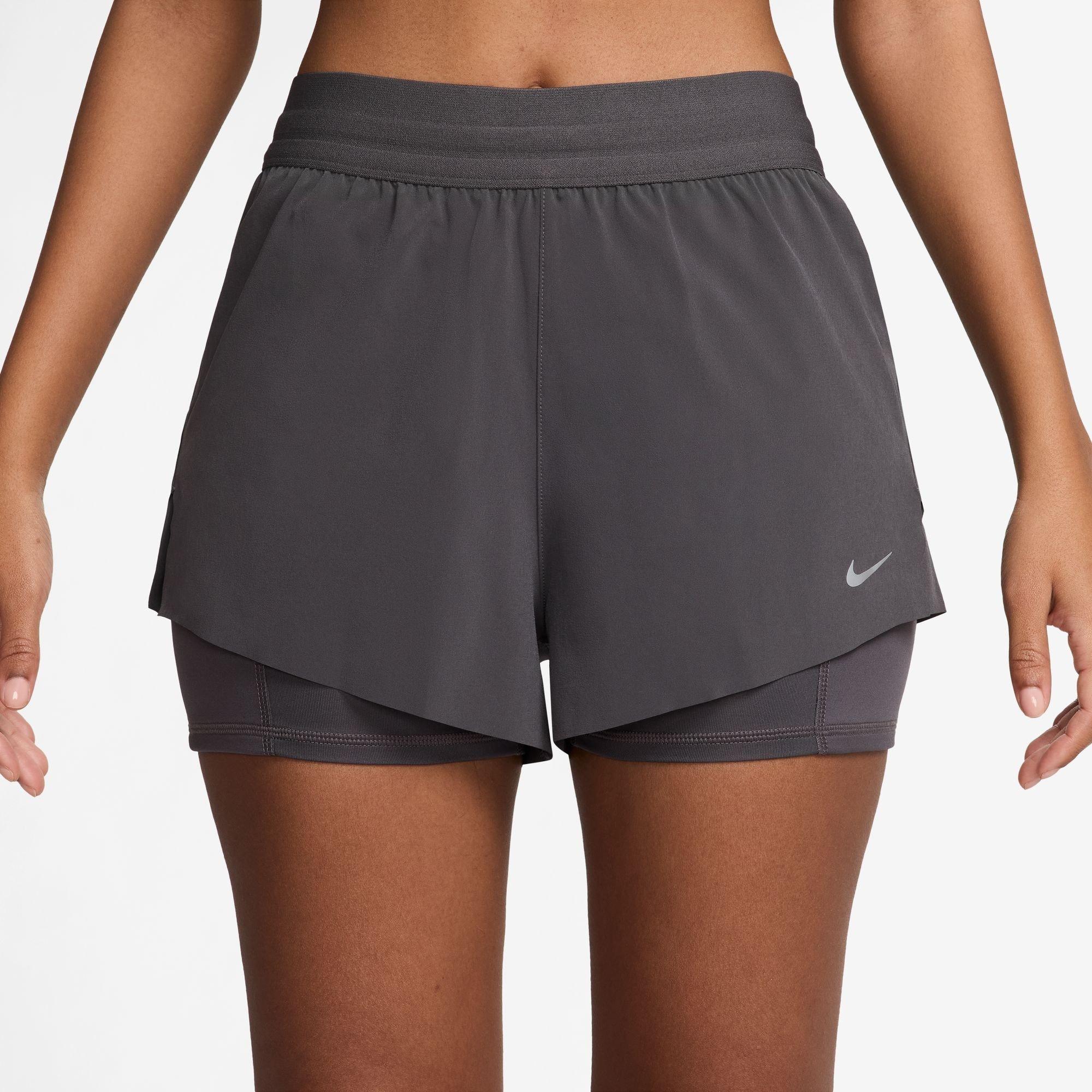 Nike Dri-FIT Swift Womens Mid-Rise 3 2-in-1 Shorts