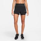 Noir - Nike - Dri-FIT Swift Women's Mid-Rise 3 2-in-1 Shorts - 6