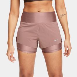 Nike Dri-FIT Swift Womens Mid-Rise 3 2-in-1 Shorts