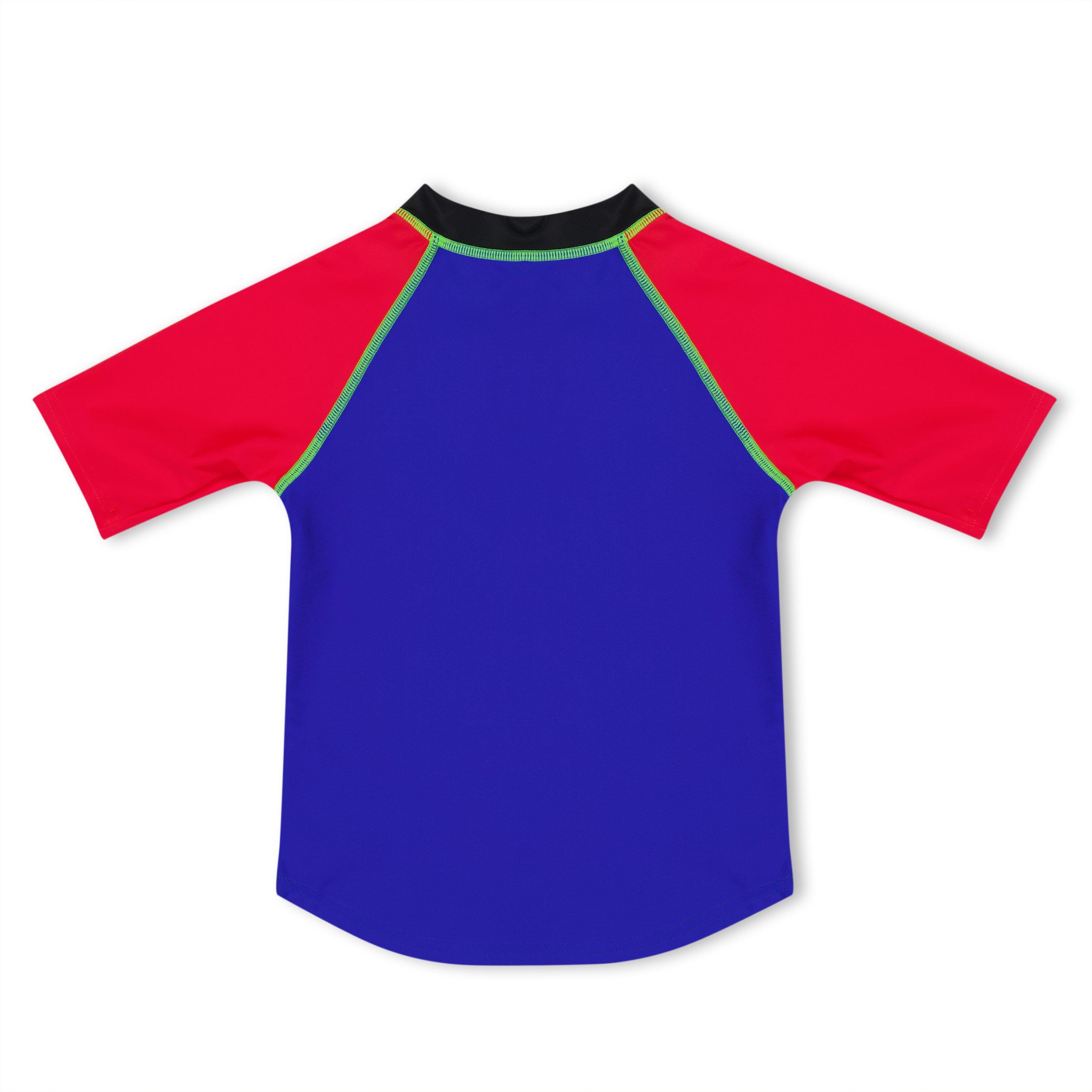 Blue - Zoggs - Sea Saw Short Sleeve Babies - 2